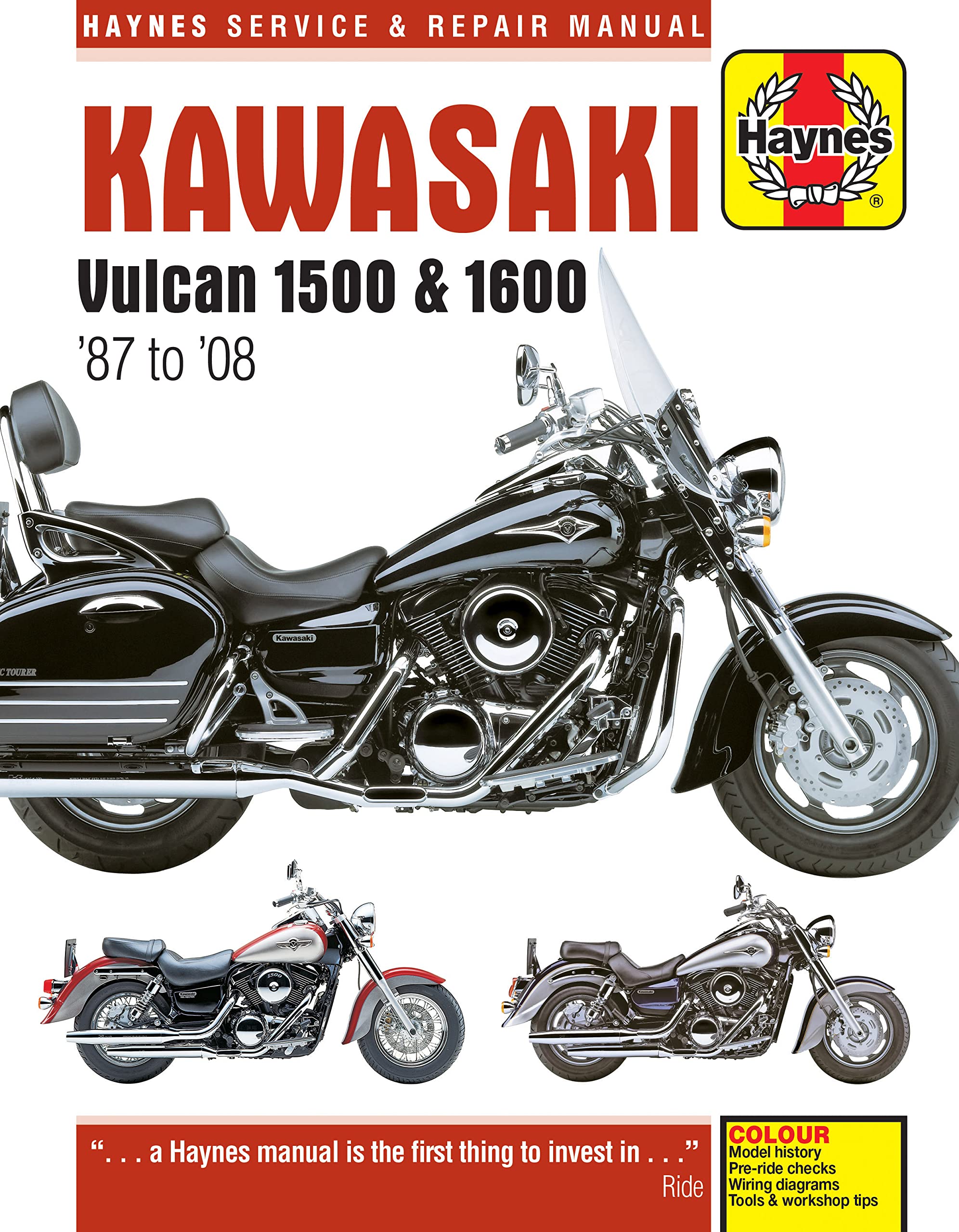 Kawasaki Vulcan 1500 & 1600 (87-08) Hobbies & Crafts