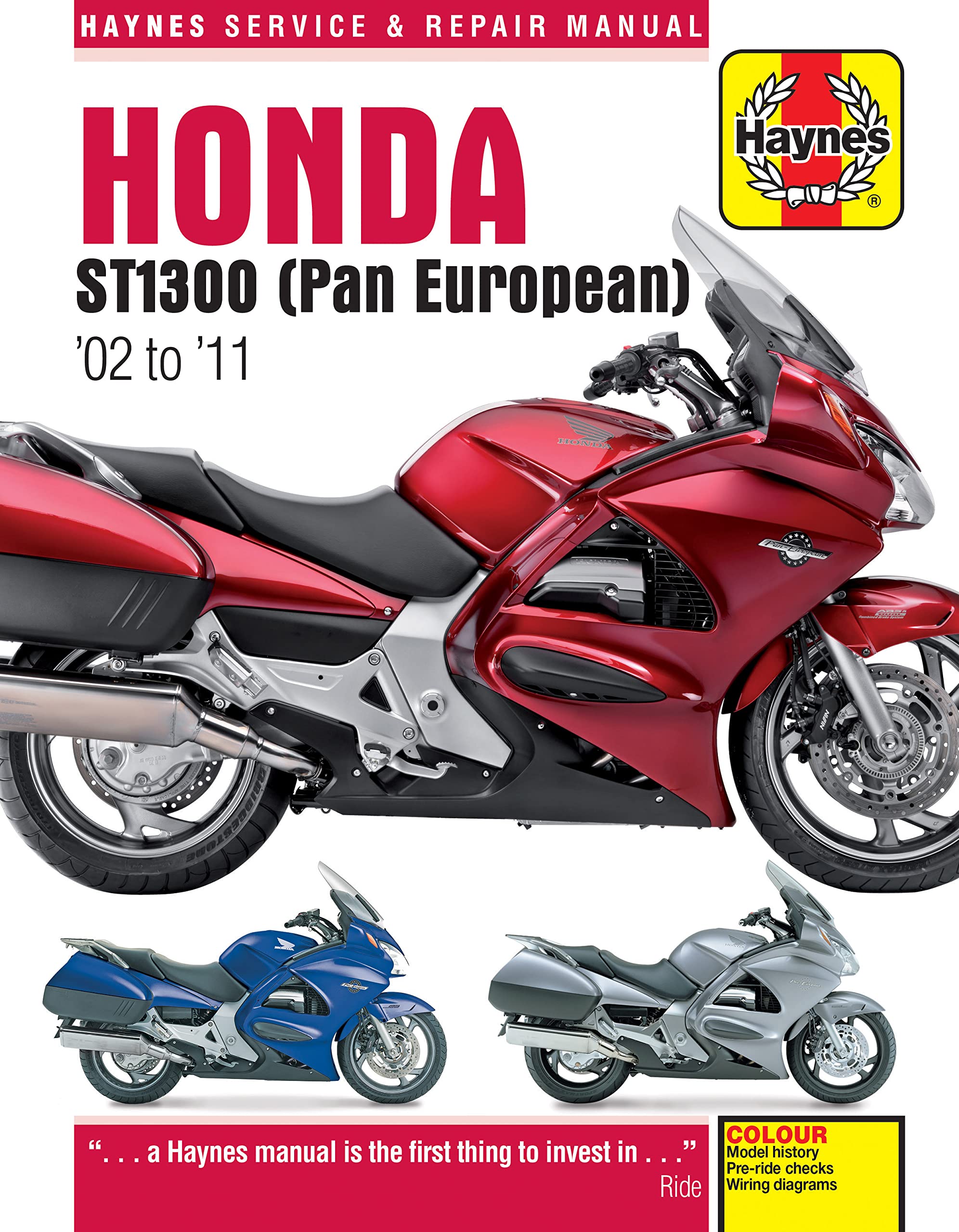 Honda St1300/st1300a, '02-'11 Haynes Repair Manual: (02 - 11) book