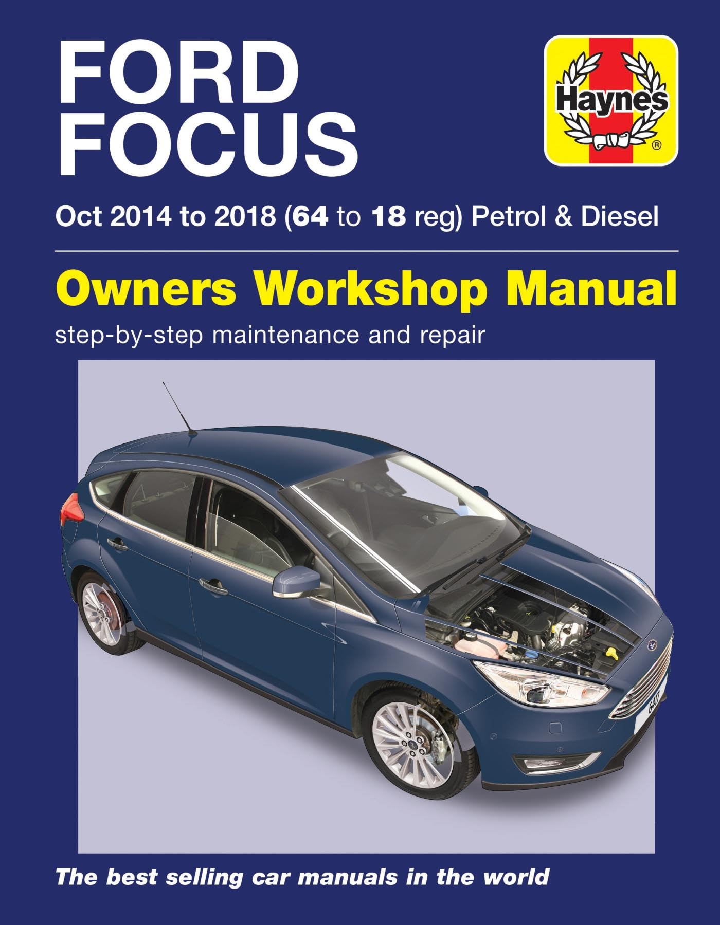 Ford Focus petrol & diesel (Oct '14-'18) 64 to 18 book