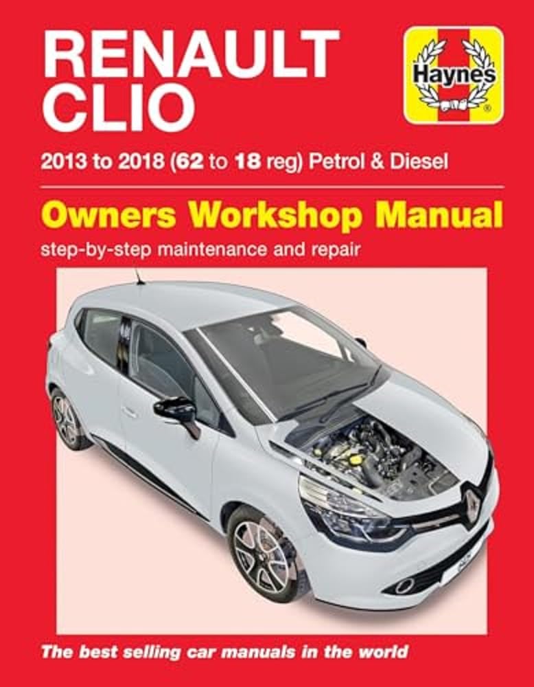 Renault Clio petrol & diesel ('13-'18) 62 to18 book