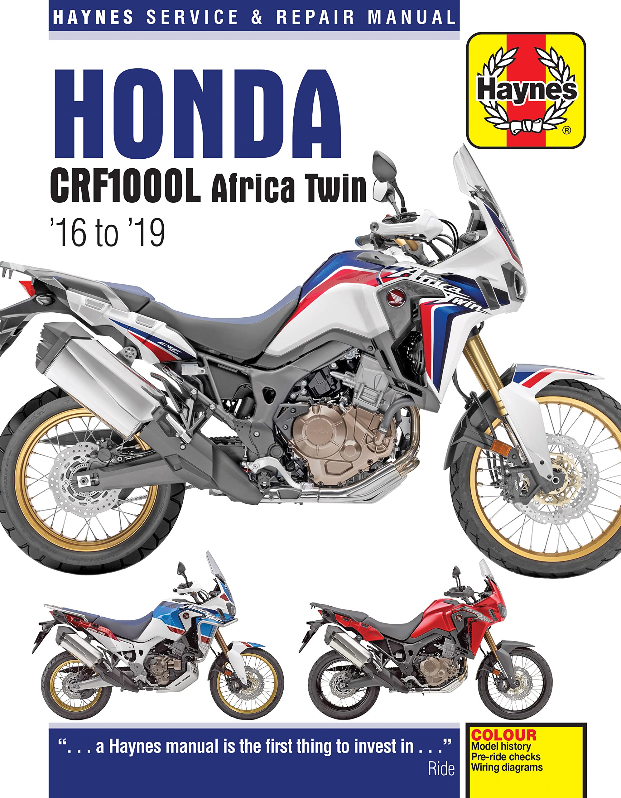 Honda CRF1000L Africa Twin Service & Repair Manual (2016 to 2018) Hobbies & Crafts