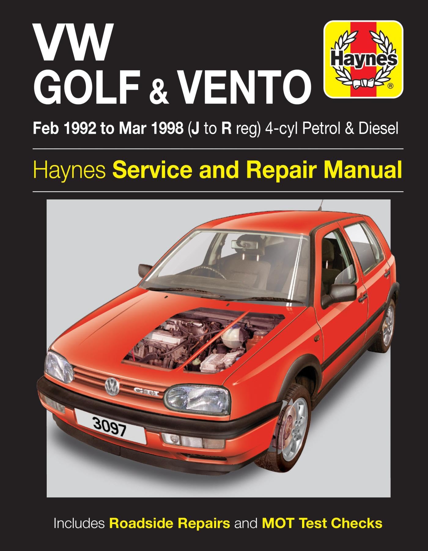VW Golf & Vento Petrol & Diesel (Feb 92 - Mar 98) Leisure, Home & Garden
