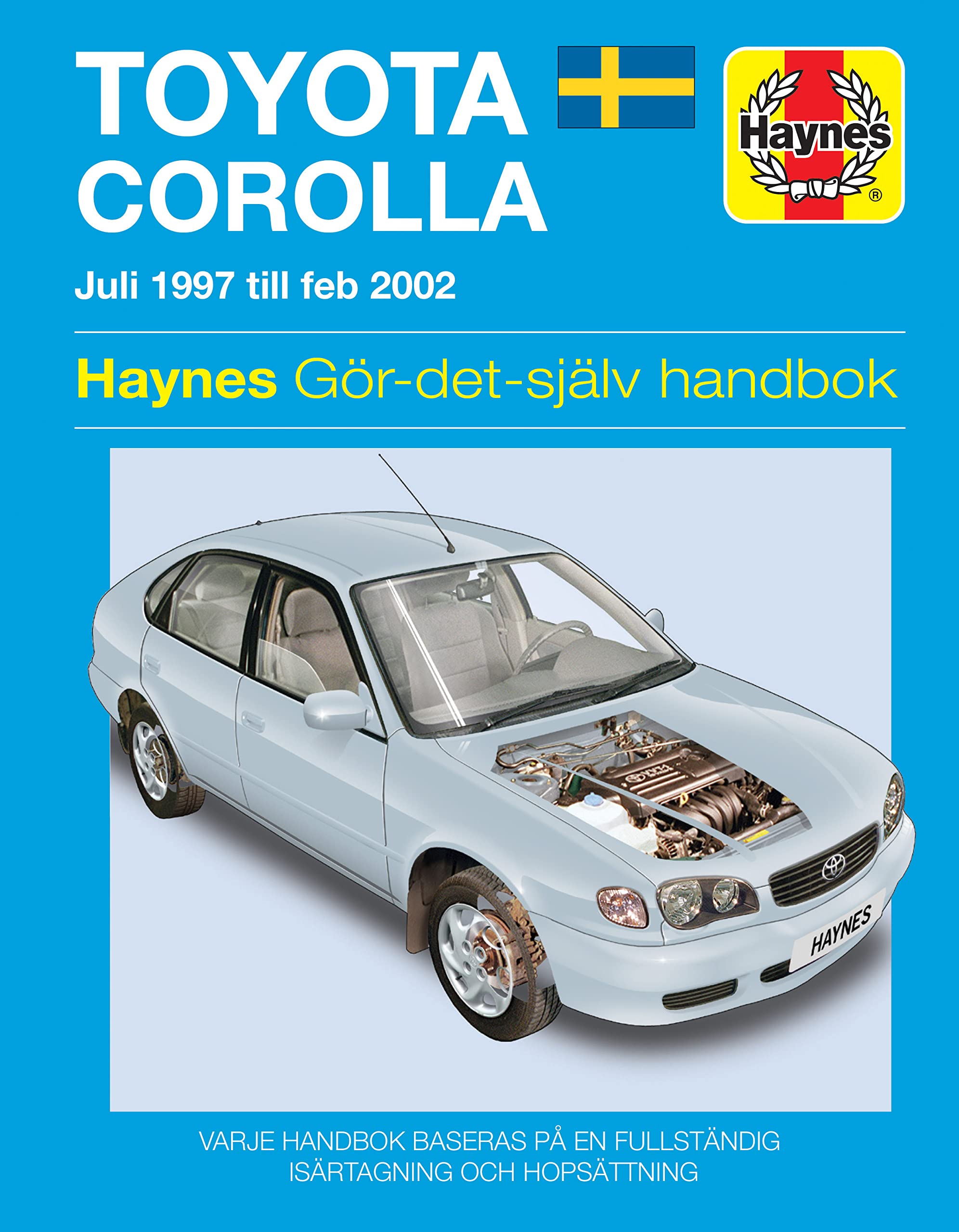 Toyota Corolla (Juli 1997 - Feb 2002) (svenske utgava) Leisure, Home & Garden