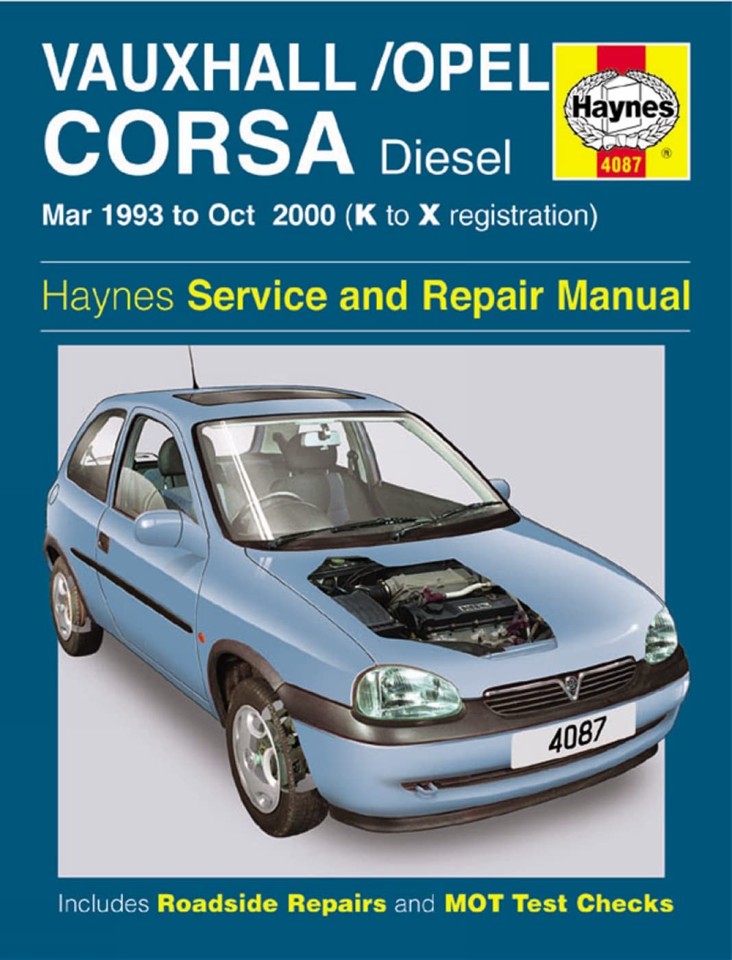 Vauxhall/Opel Corsa Diesel (Mar 93 - Oct 00) K To X Leisure, Home & Garden
