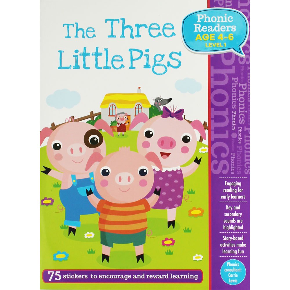 LV1 Three Little Pigs: Phonic Readers Level 1 (Phonic Readers FTL) Foreign Languages ​​& Dictionaries