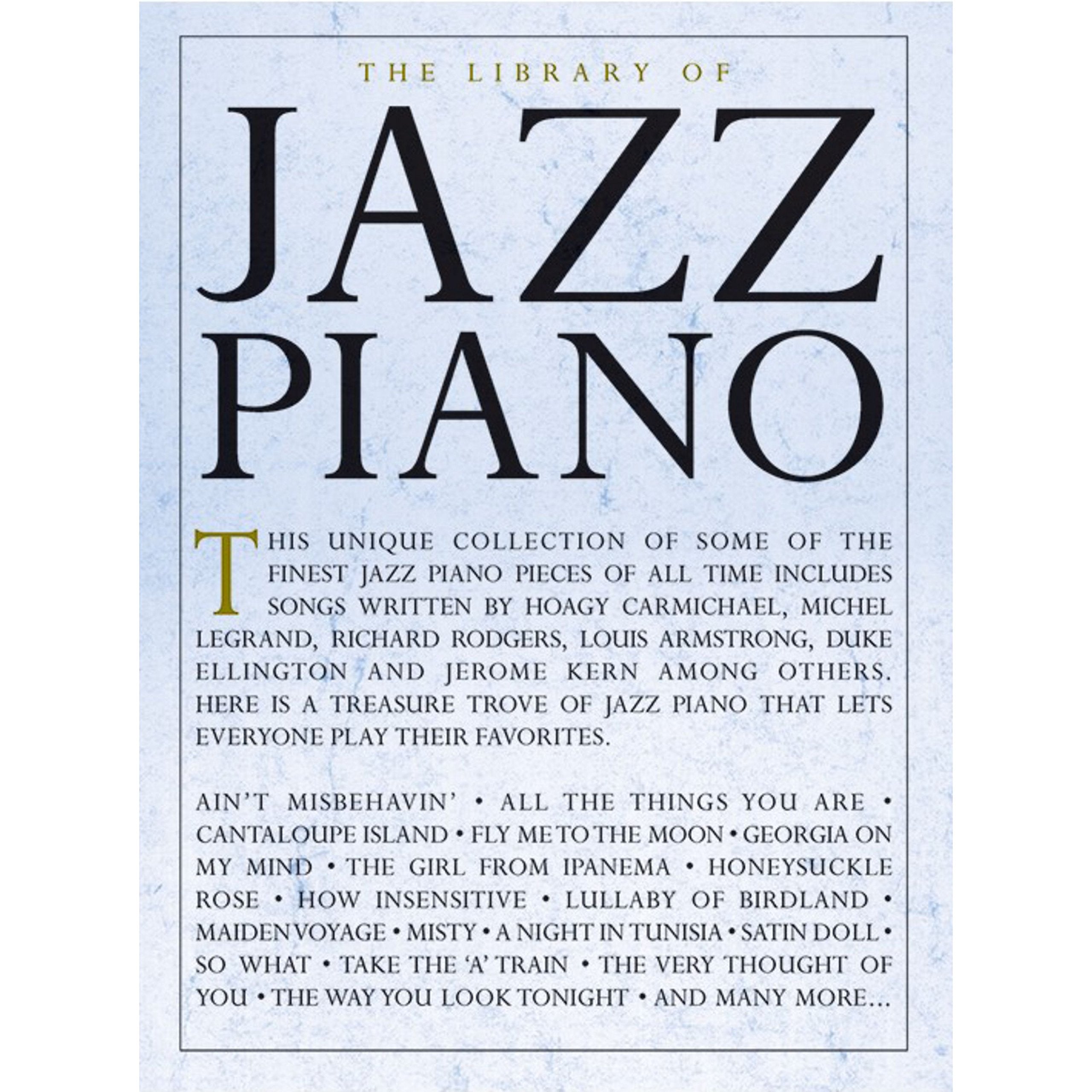 The Library of Jazz Piano Sheet Music