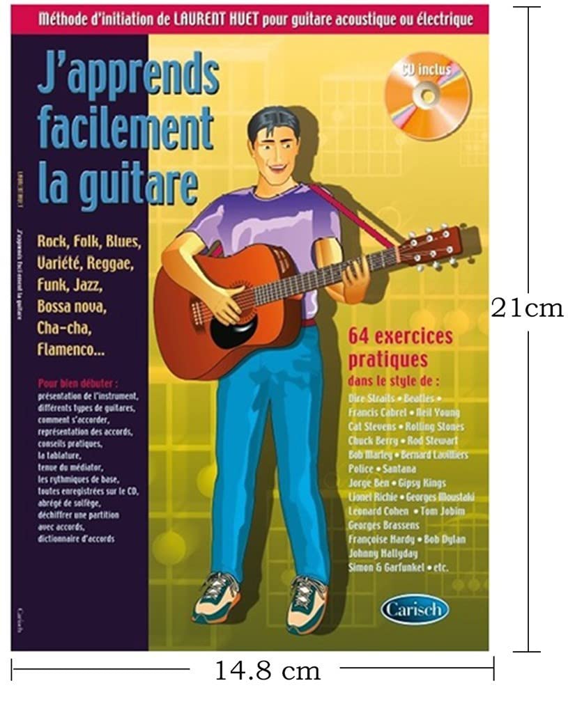 J'Apprends Facilement La Guitare - Version poche. Comprend Enregistrement(s) en ligne book