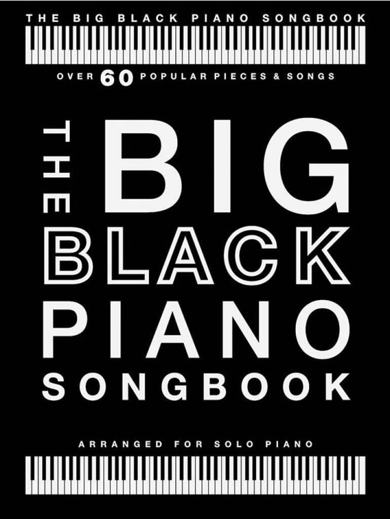 The Big Black Piano Songbook.: Klavierpartitur, Songbook für Klavier Sheet Music