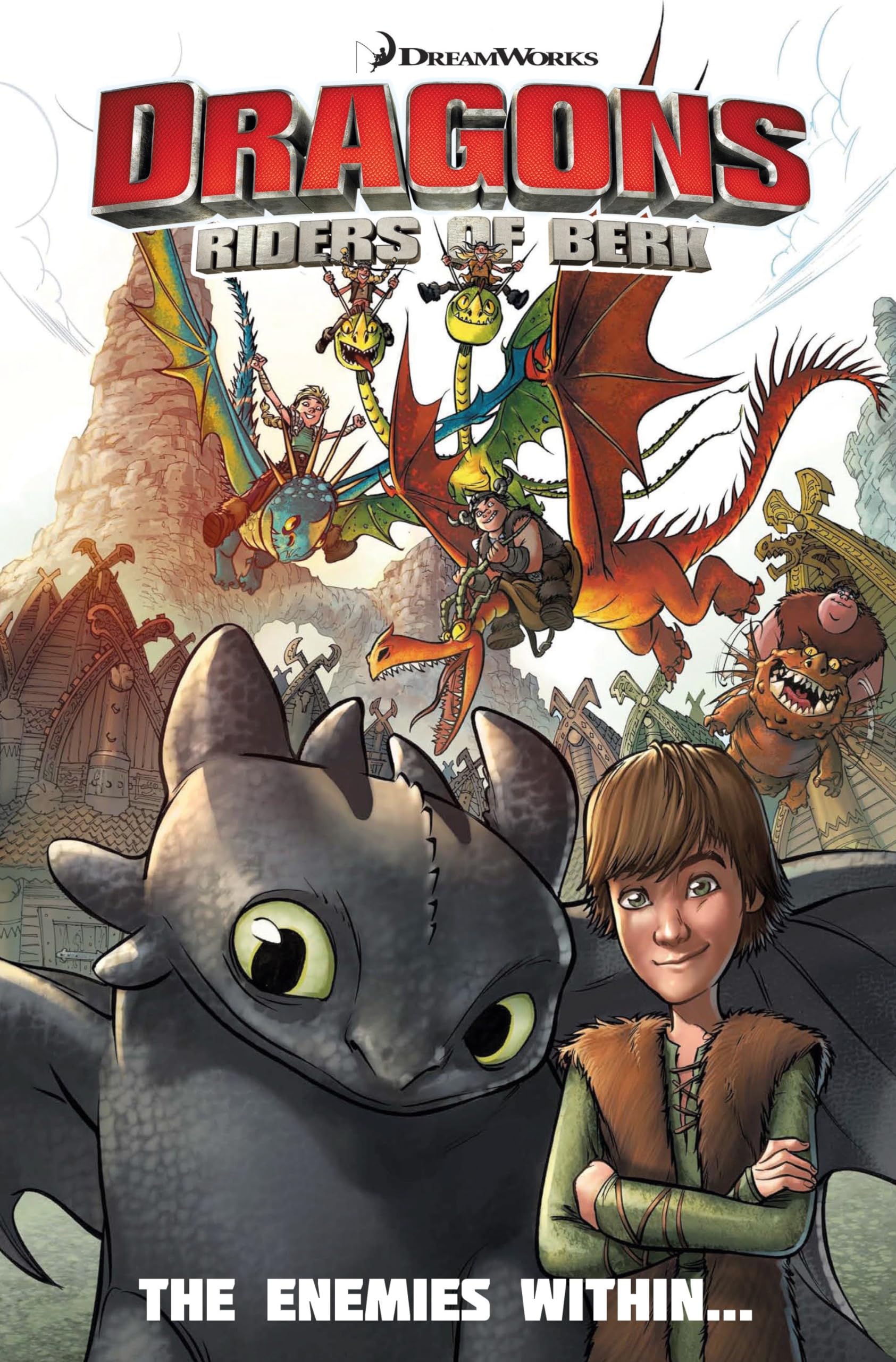 Dreamworks Dragons Riders of Berk 2: The Enemies Within... book