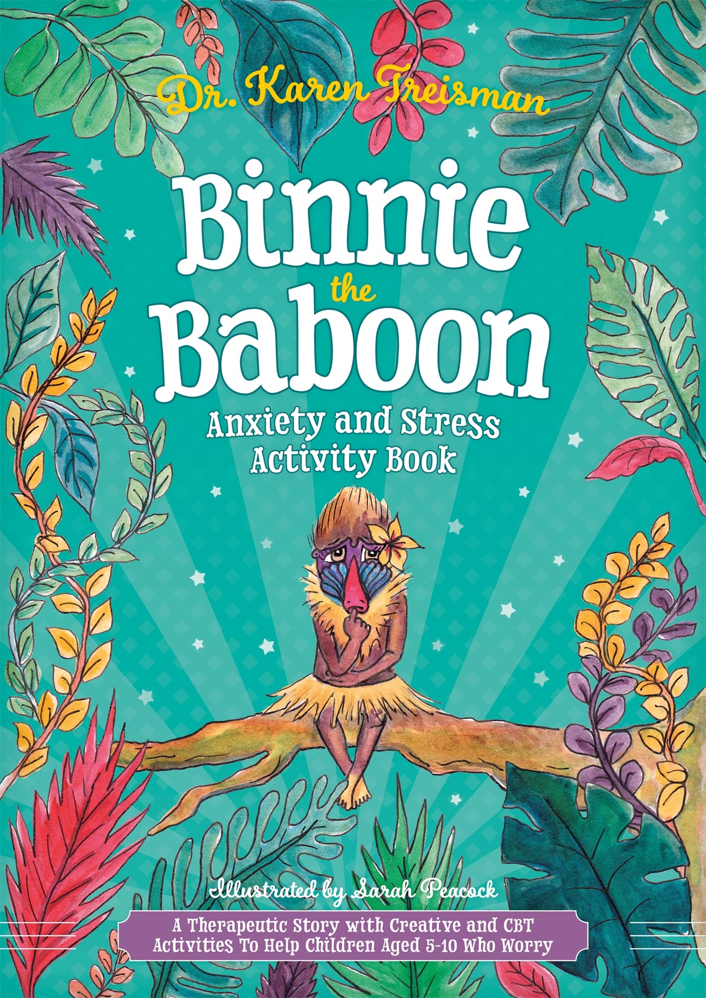 Binnie the Baboon Anxiety and Stress Activity Book Psychology
