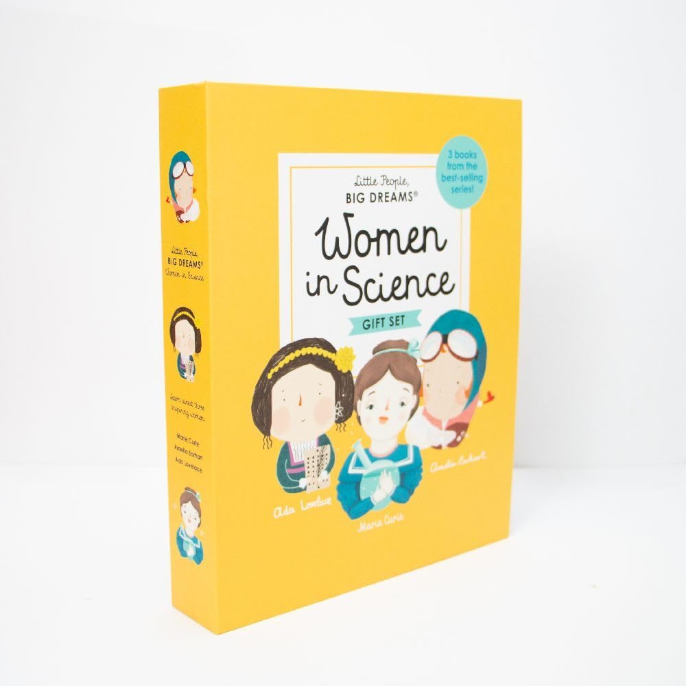 Little People, Big Dreams: Women in Science: 3 books from the best-selling series! Ada Lovelace - Marie Curie - Amelia Earhart Film, Art & Culture