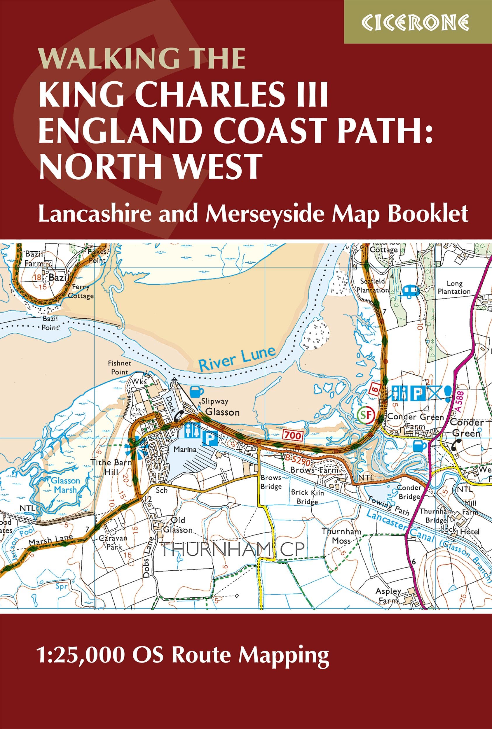 Walking the King Charles III England Coast Path: North West - Lancashire and Merseyside Map Booklet Leisure, Home & Garden