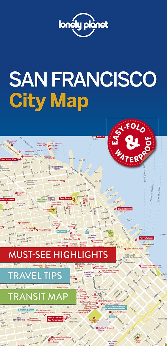 San Francisco City Map - 1ed - Anglais book