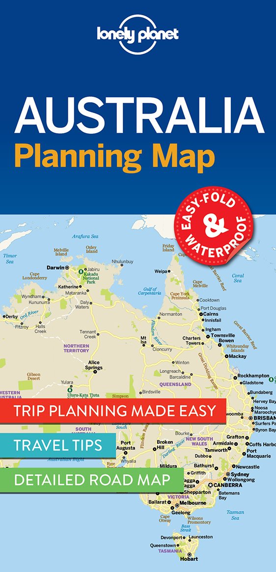 Lonely Planet Australia Planning Map 1 (Planning Maps): Must-See Highlights, Travel Tips, Transport Planner. Easy-fold, waterproof Leisure, Home & Garden