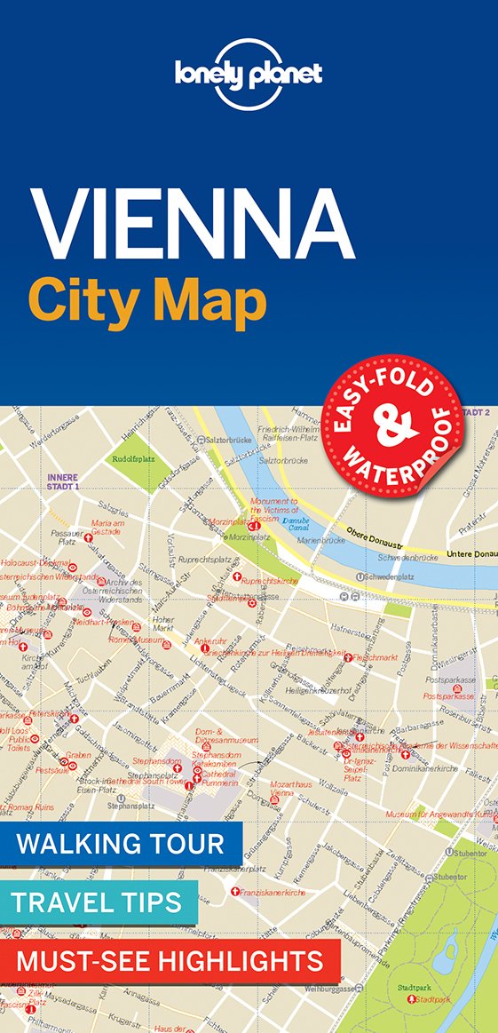 Lonely Planet Vienna City Map: Walking Tour - Travel Tips- Must-see Highlights. Easy Fold & Waterproof Leisure, Home & Garden
