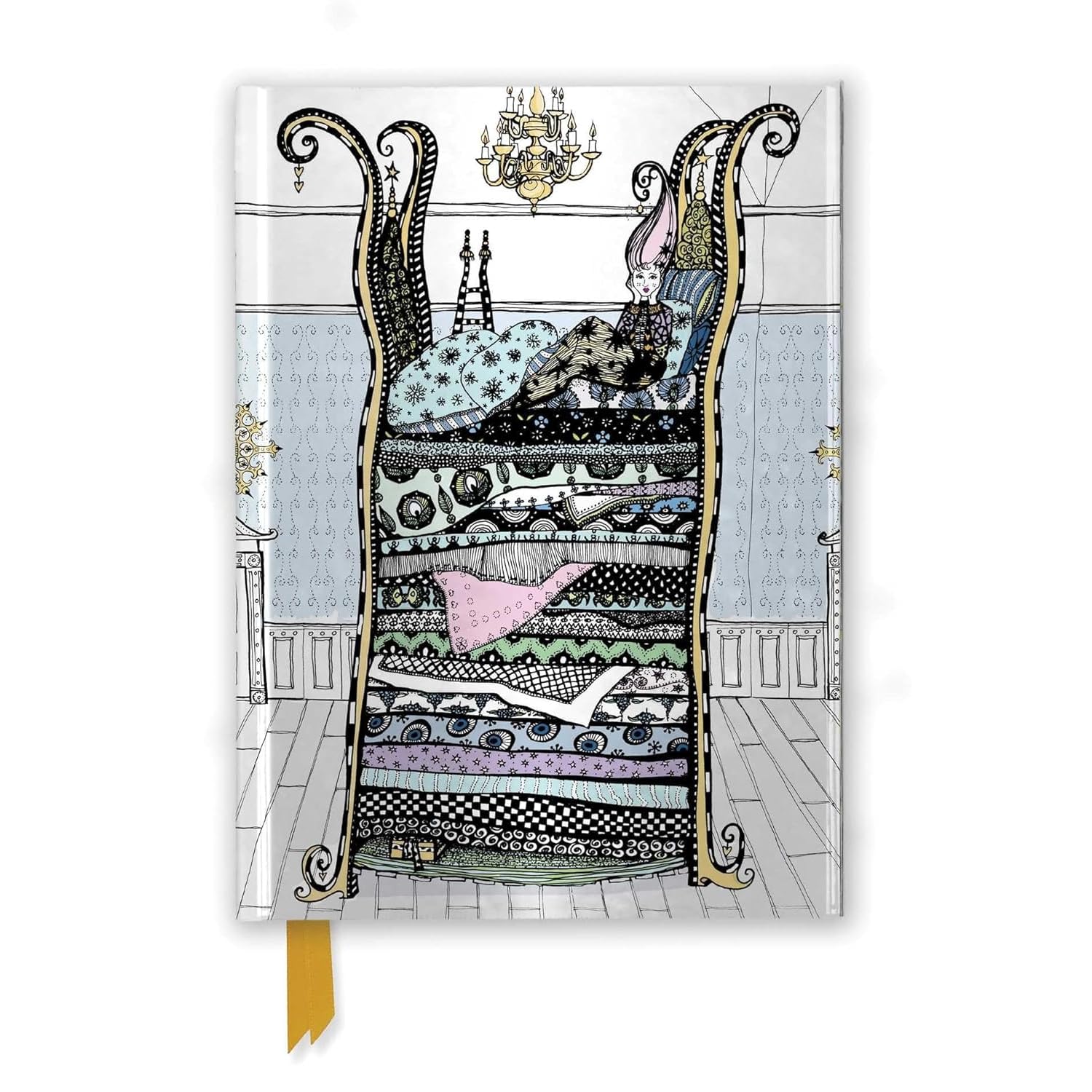 Premium Notizbuch DIN A5: Susannah Peacock, Die Prinzessin auf der Erbse: Unser hochwertiges, liniertes Blankbook mit festem, künstlerisch geprägtem ... Notizbuch DIN A 5 mit Magnetverschluss) Media & Communication