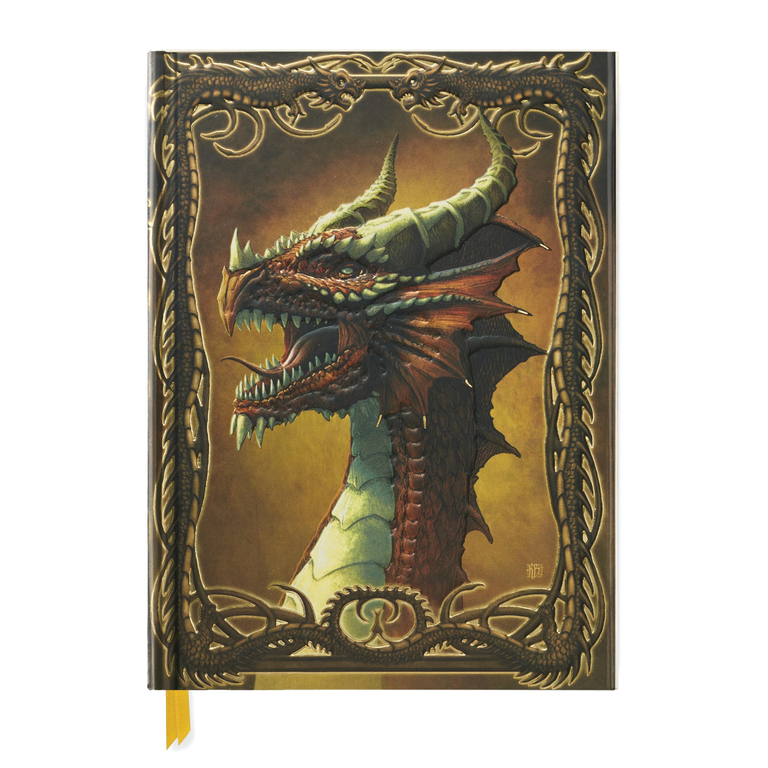 Premium Skizzenbuch: Kerem Beyit, Roter Drache: Unser hochwertiges Blankbook mit festem, künstlerisch geprägtem Einband im Format 28 cm x 21,6 cm Film, Art & Culture