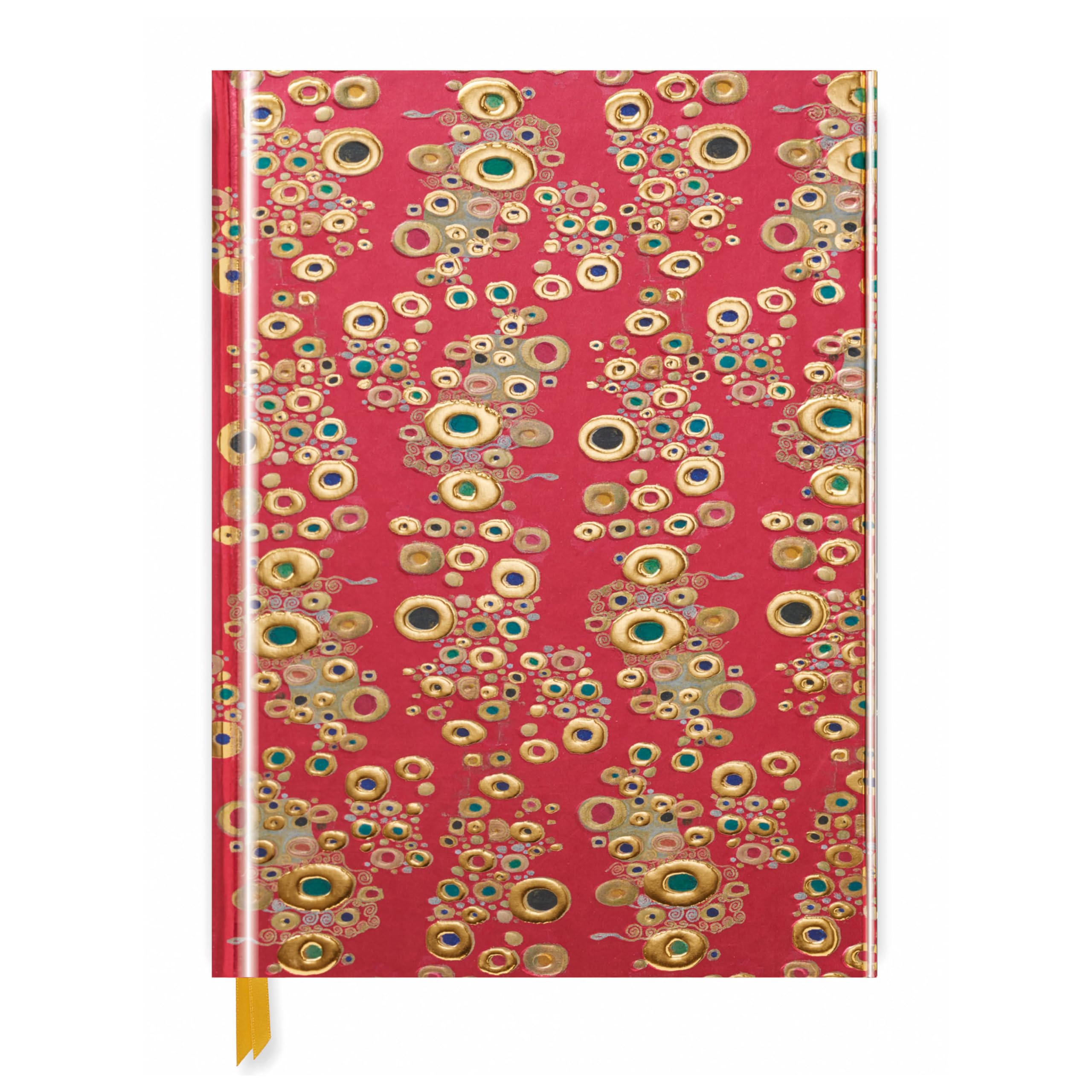 Premium Skizzenbuch: Gustav Klimt, Der Kuss - Ein Bilddetail aus "Der Kuss": Unser hochwertiges Blankbook mit festem, künstlerisch geprägtem Einband im Format 28 cm x 21,6 cm Arts & Music