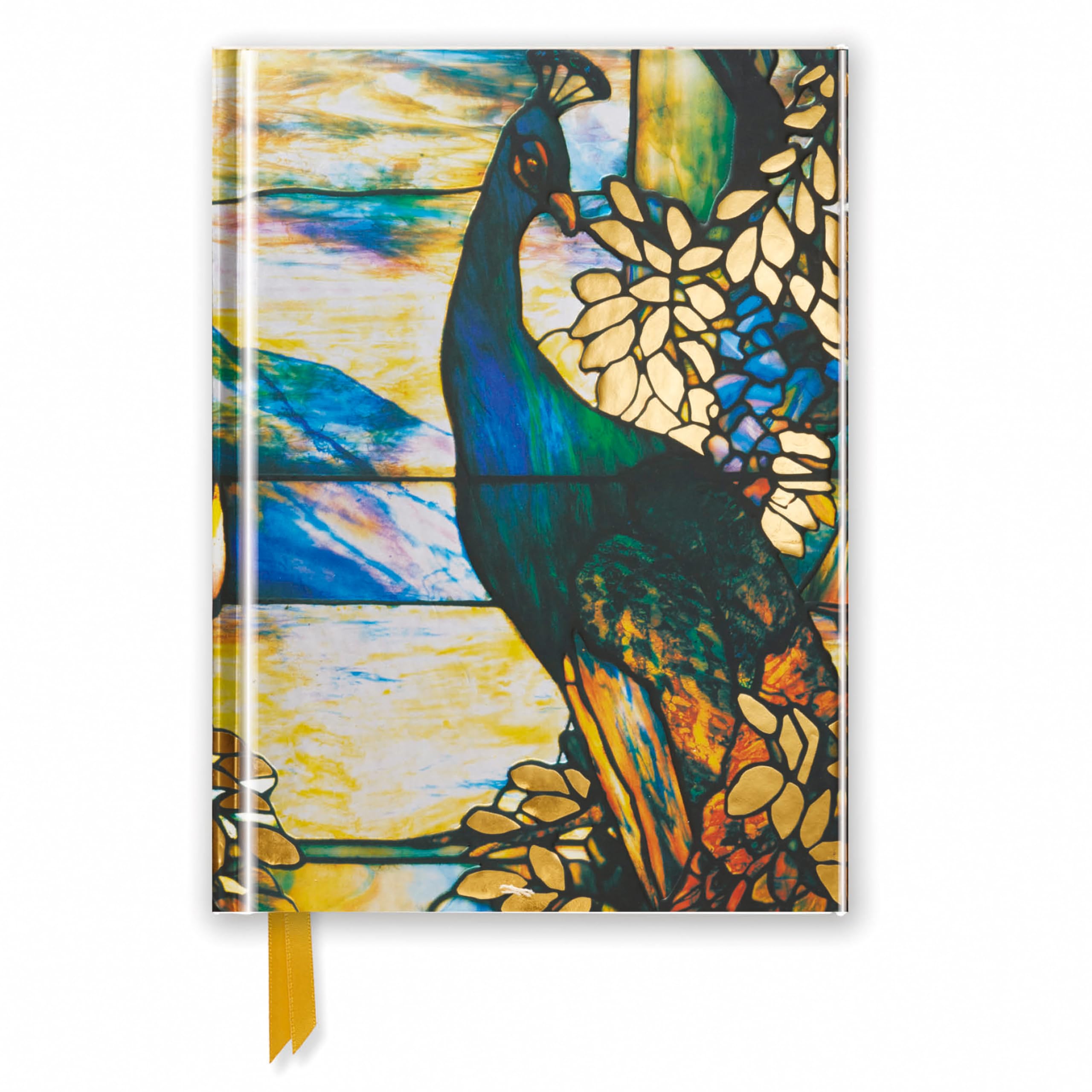Tiffany: Standing Peacock (Foiled Pocket Journal) (Flame Tree Pocket Books): Unser hochwertiges, liniertes Blankbook mit festem, künstlerisch ... Notizbuch DIN A 6 mit Magnetverschluss) Media & Communication