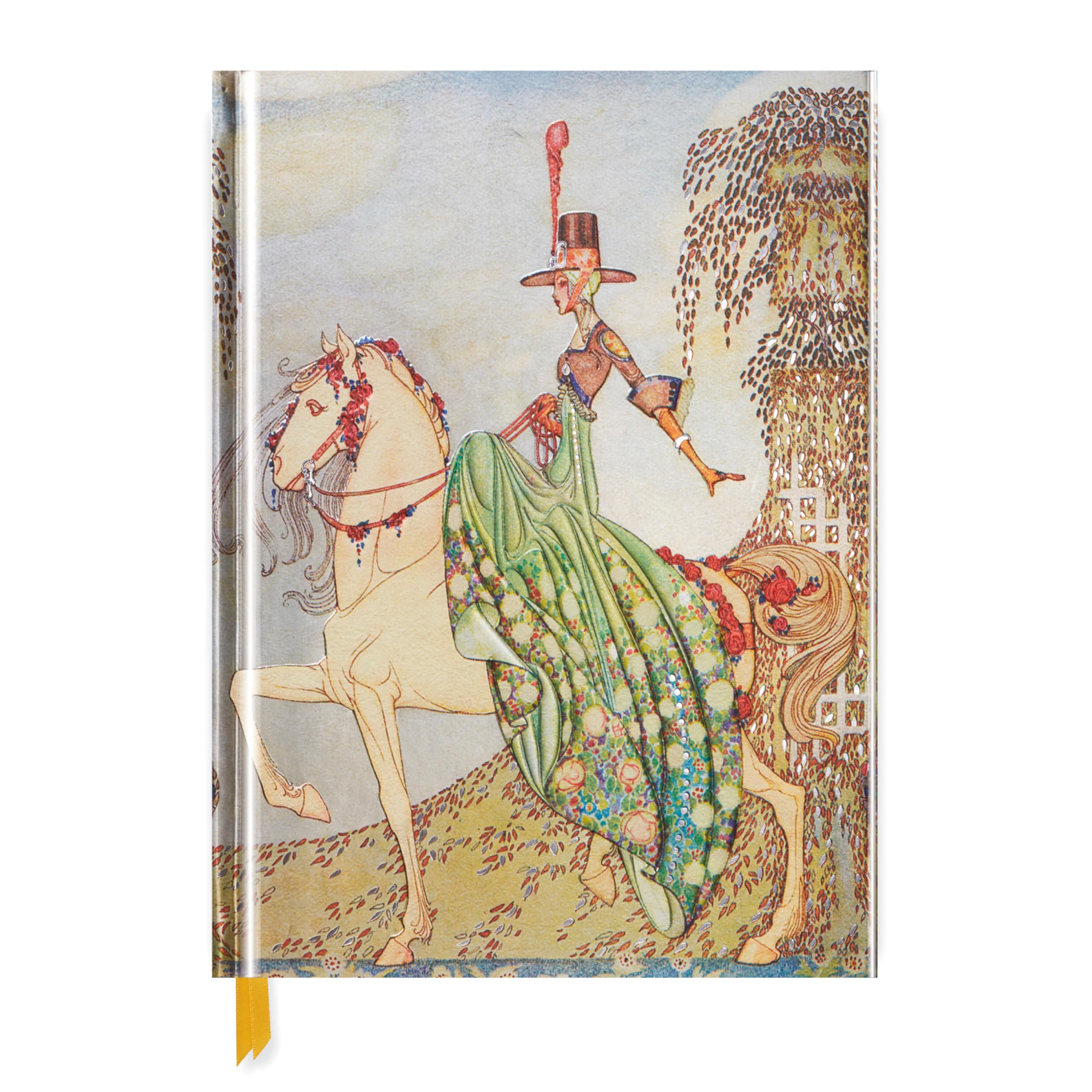 Premium Skizzenbuch: Kay Nielsen, Crinoline & Lace: Unser hochwertiges Blankbook mit festem, künstlerisch geprägtem Einband im Format 28 cm x 21,6 cm Film, Art & Culture