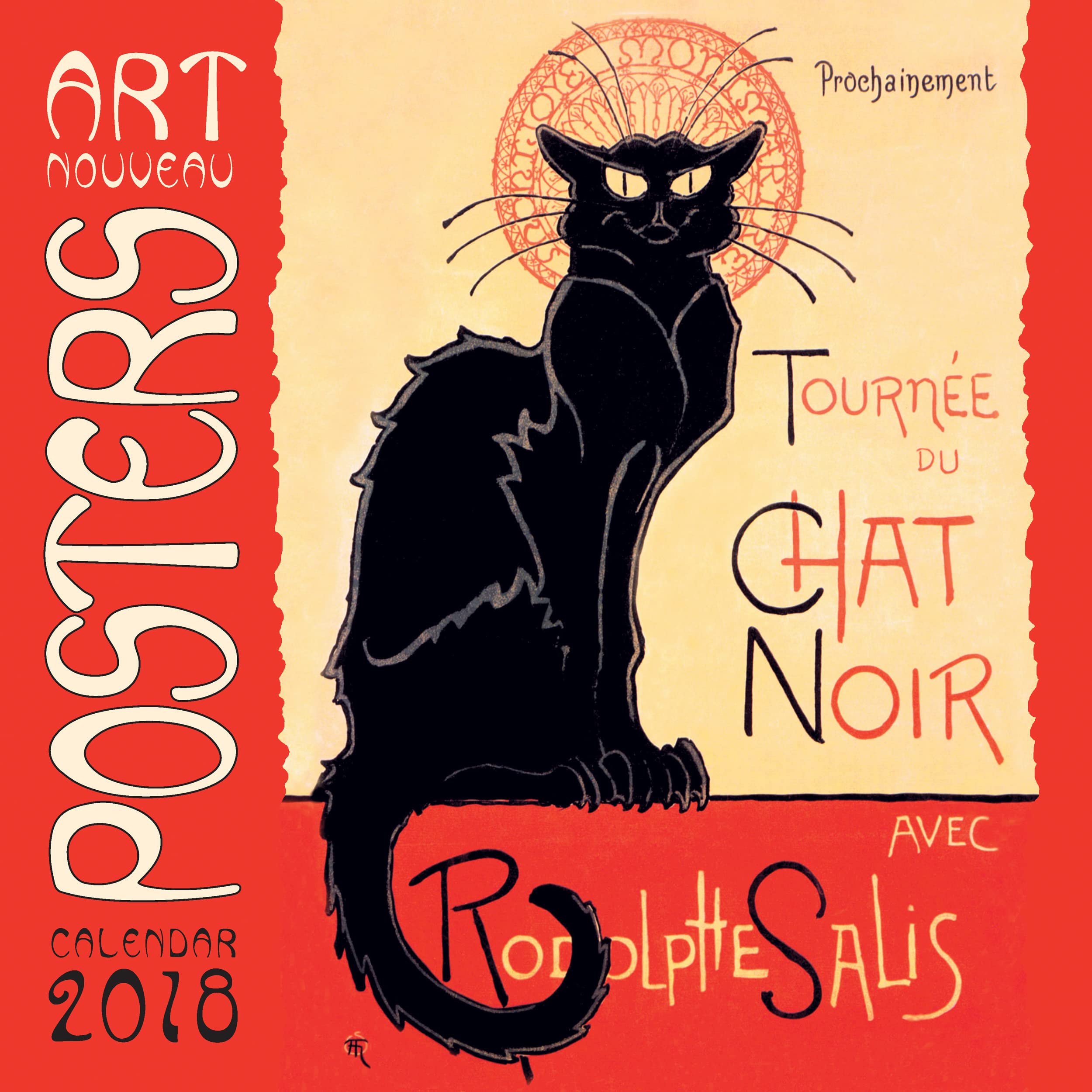 Art Nouveau Posters Wall Calendar 2018 (Art Calendar) Social Sciences