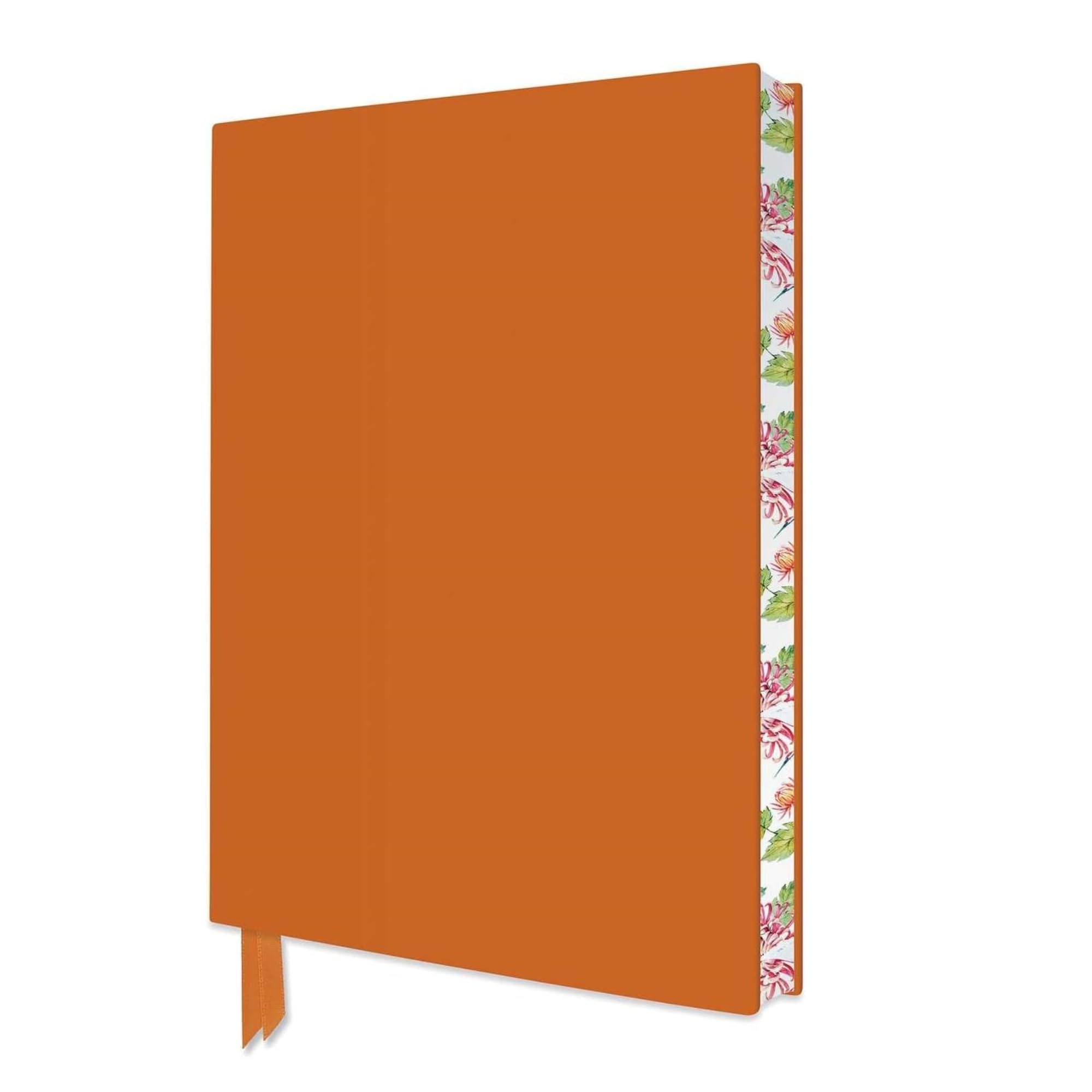 Exquisit Notizbuch DIN A5: Farbe Orange: Unser hochwertiges, liniertes Blankbook mit Softcovereinband aus Kunstleder und farbigem, künstlerisch gestaltetem Buchschnitt Business, Finance & Career