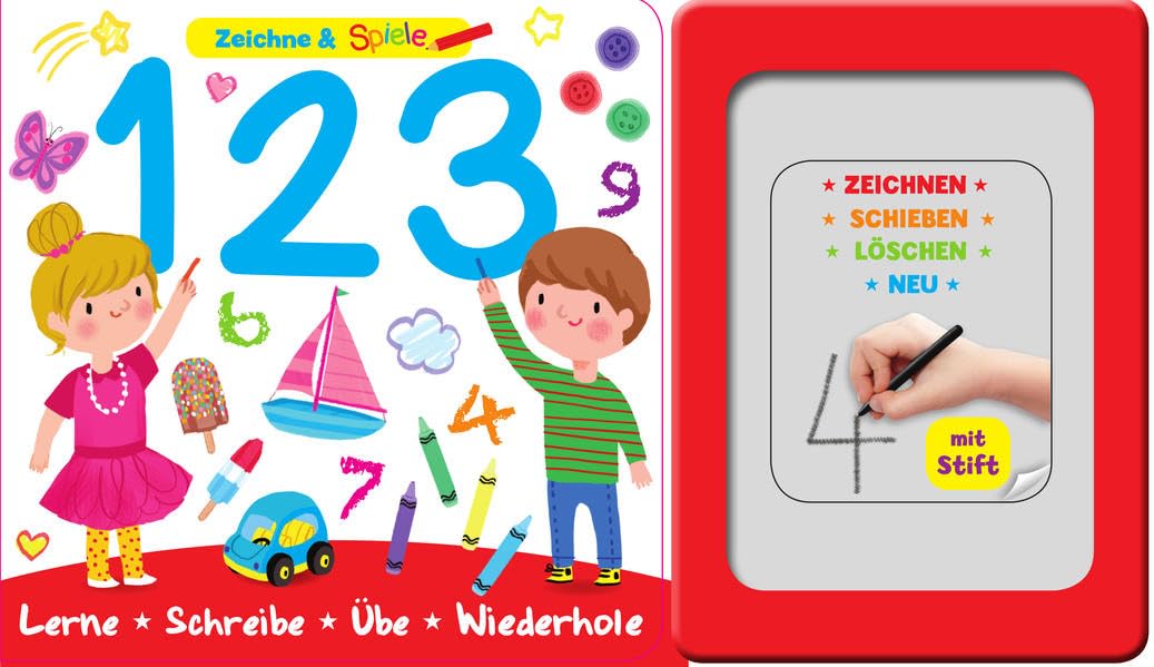 123 Zaubertafel: Lerne, schreibe, übe, wiederhole Non-fiction