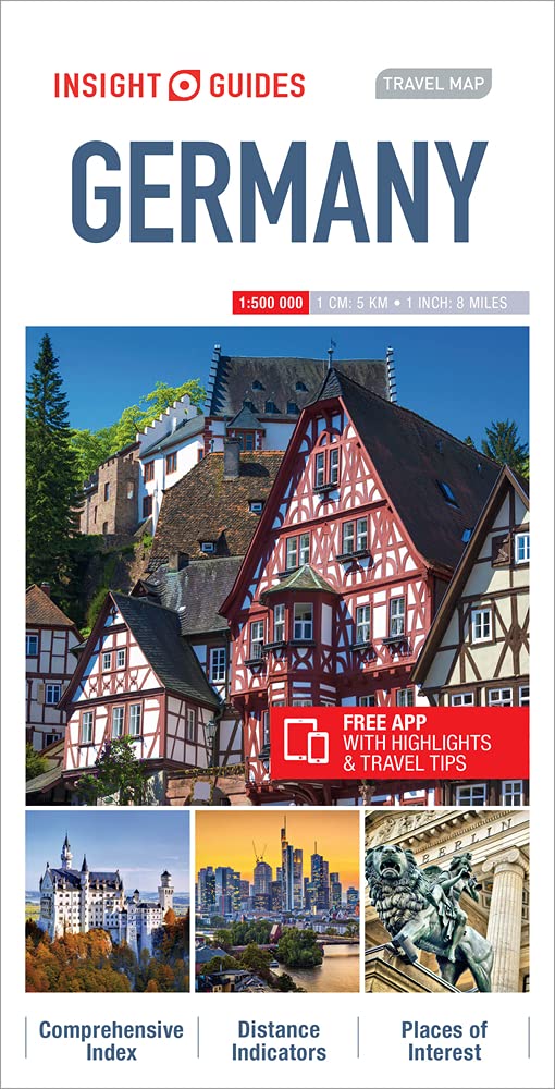 Insight Guides Travel Map Germany (Insight Travel Maps) (Insight Guide Travel Maps) Leisure, Home & Garden