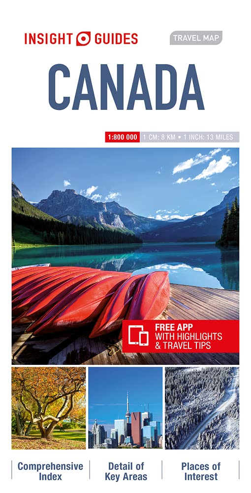 Insight Guides Travel Map Canada (Insight Travel Maps) Leisure, Home & Garden