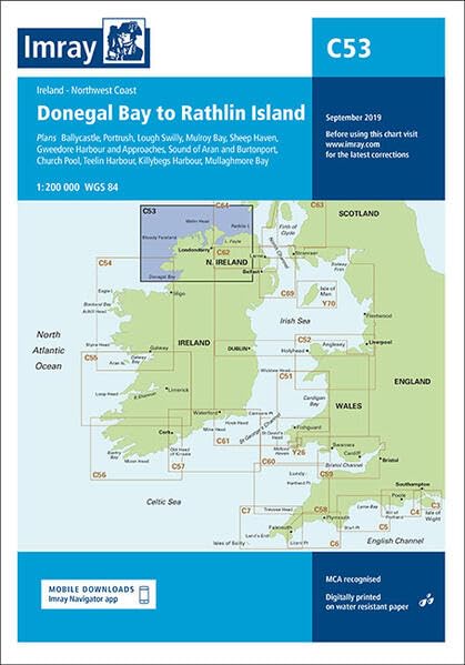C53 Donegal Bay to Rathlin Island Leisure, Home & Garden