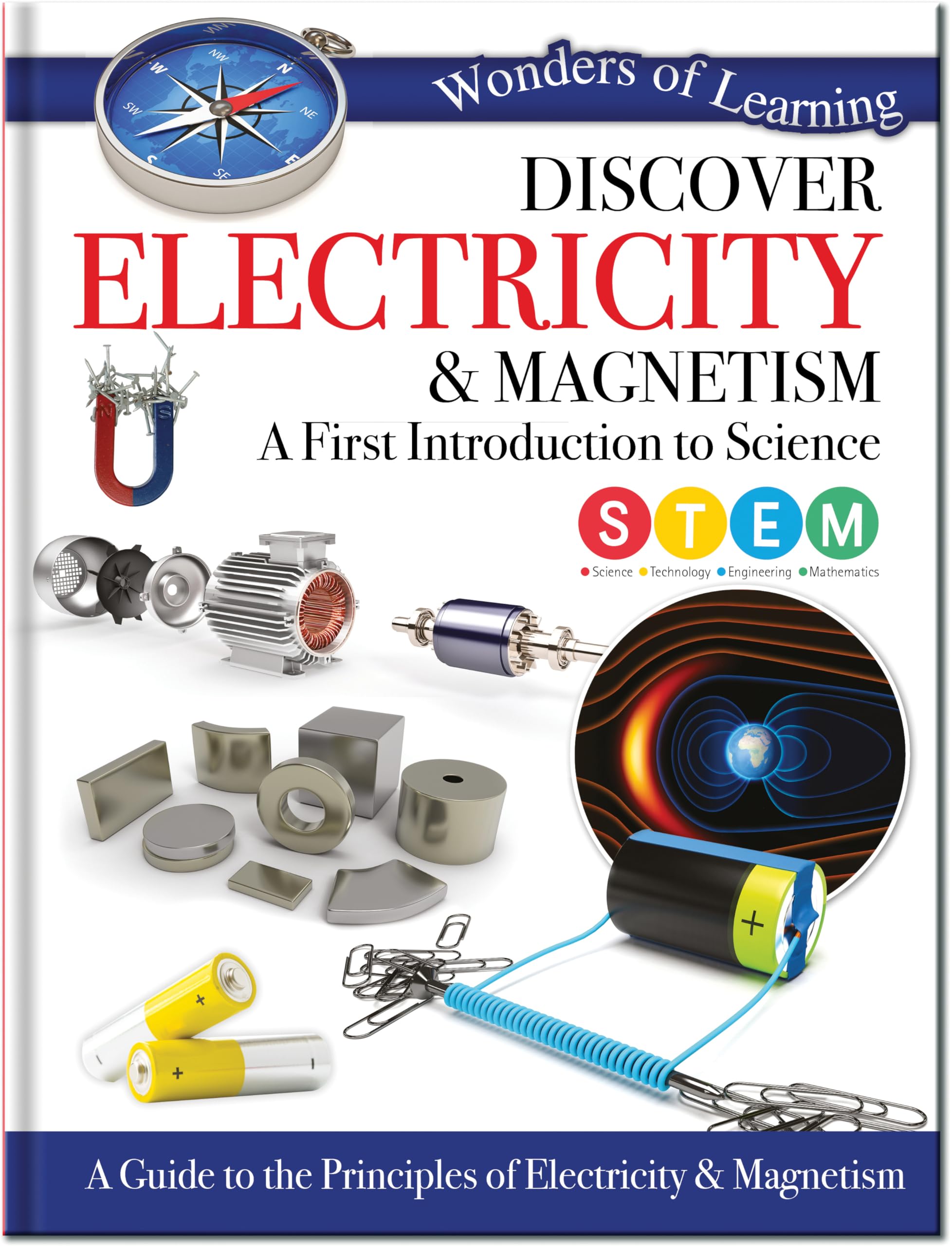 Discover Electricity & Magnetism: A First Introduction to Science (Wonders of Learning 48 Pages Omnibus) Non-fiction