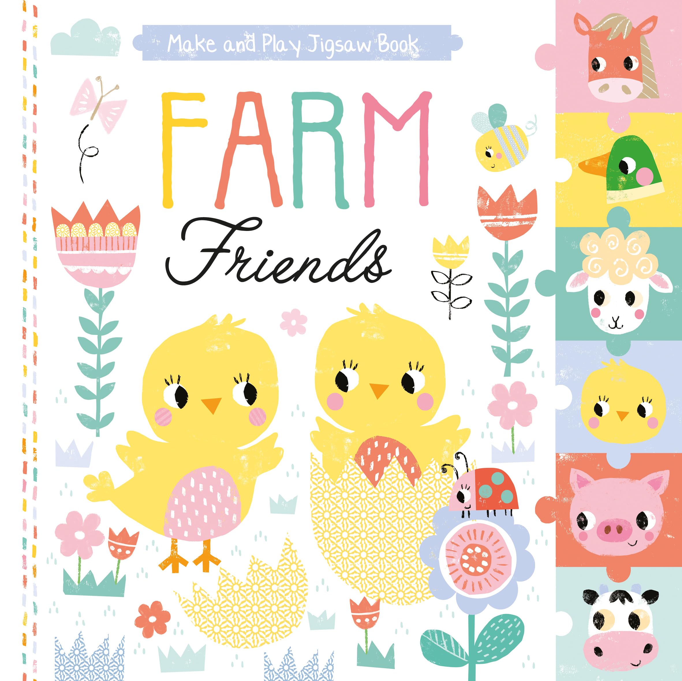 Farm Friends - Children's Make & Play Jigsaw Book Novels & Short Stories