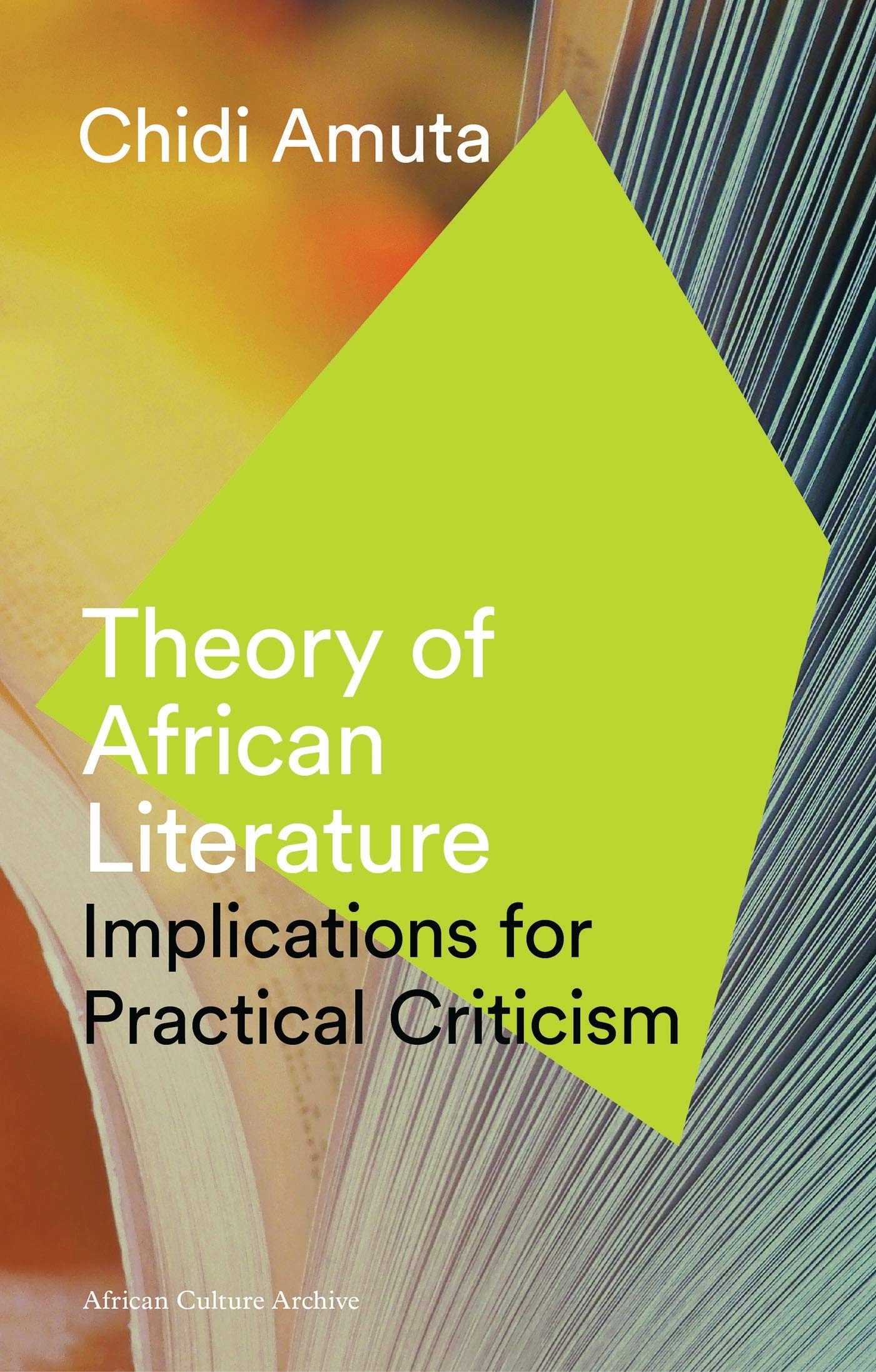 Theory of African Literature Contemporary literature
