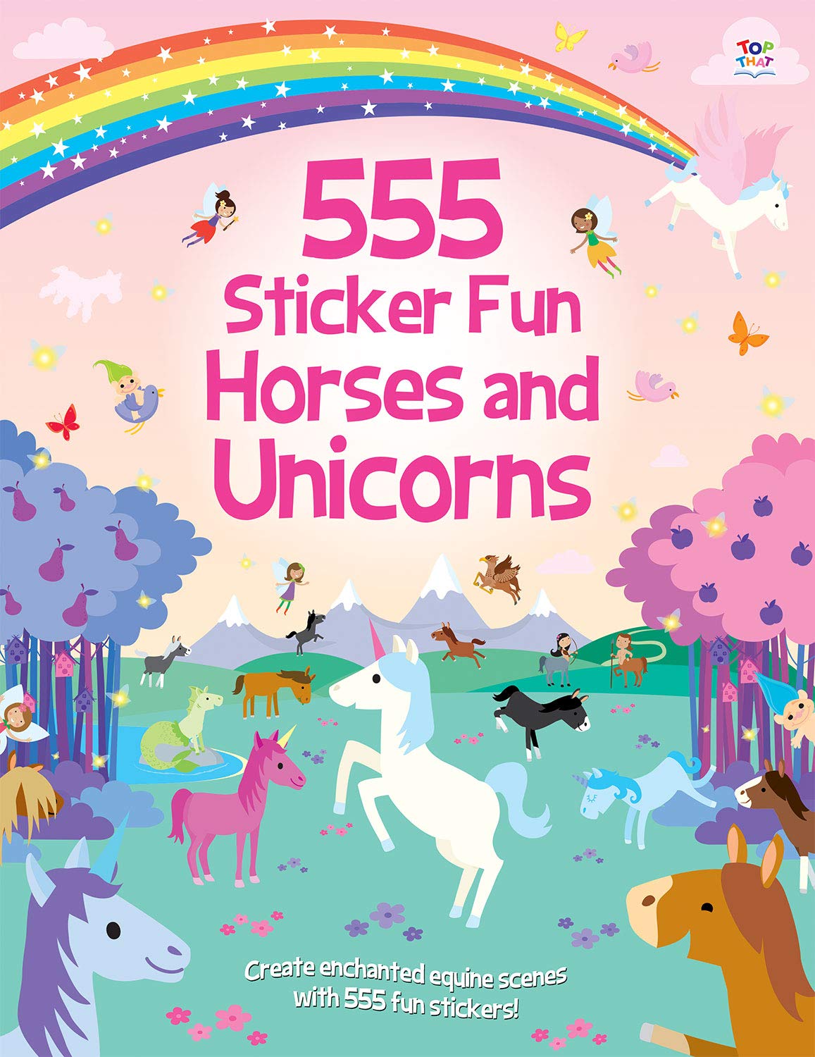 555 Sticker Fun Horses and Unicorns Tiptoi & Games