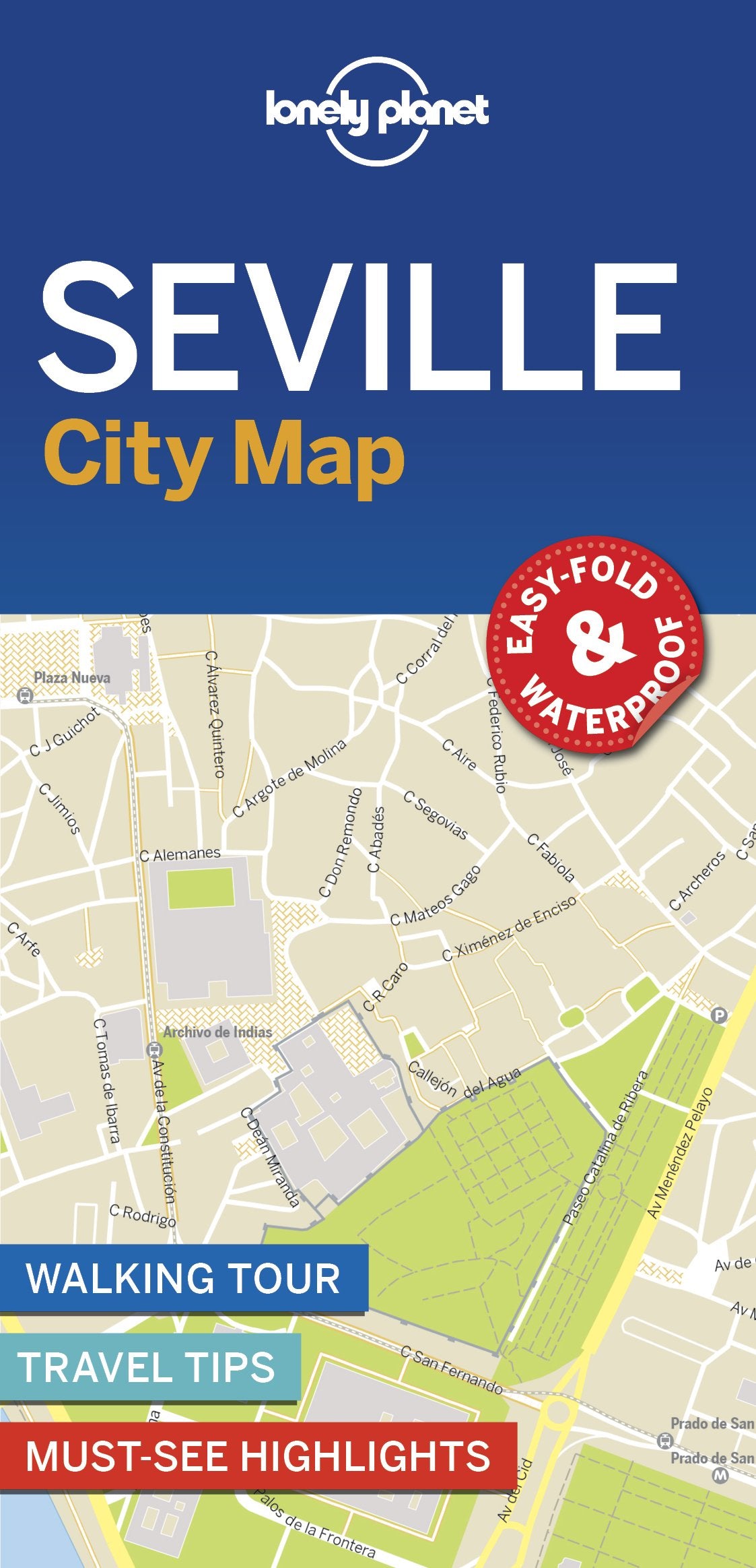 Seville City Map - 1ed - Anglais book