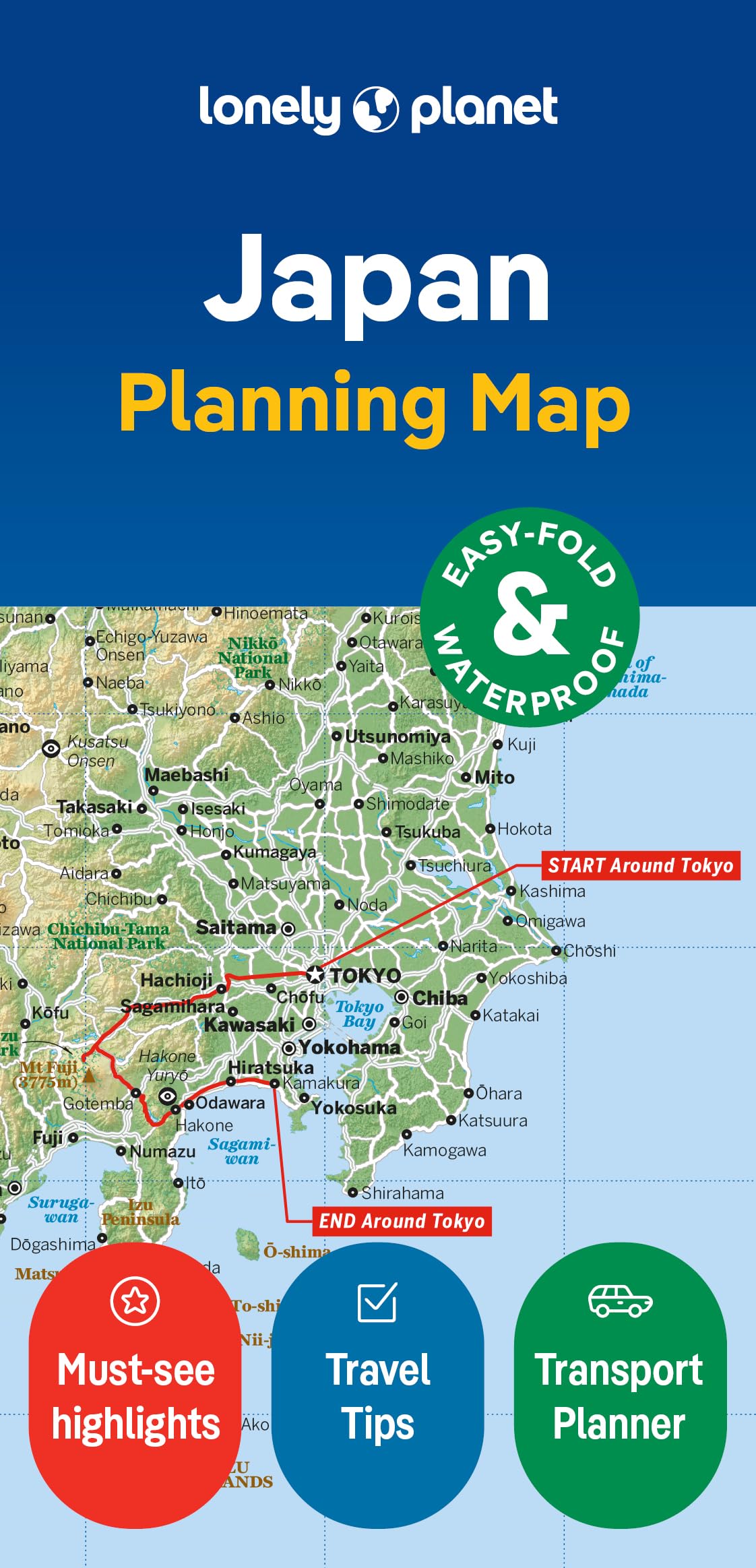 Lonely Planet Japan Planning Map Stationery