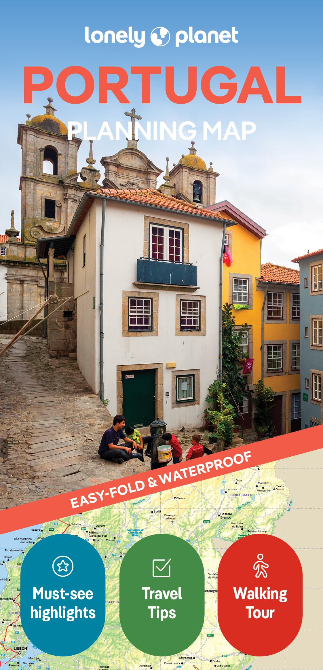 Lonely Planet Portugal Planning Map Leisure, Home & Garden
