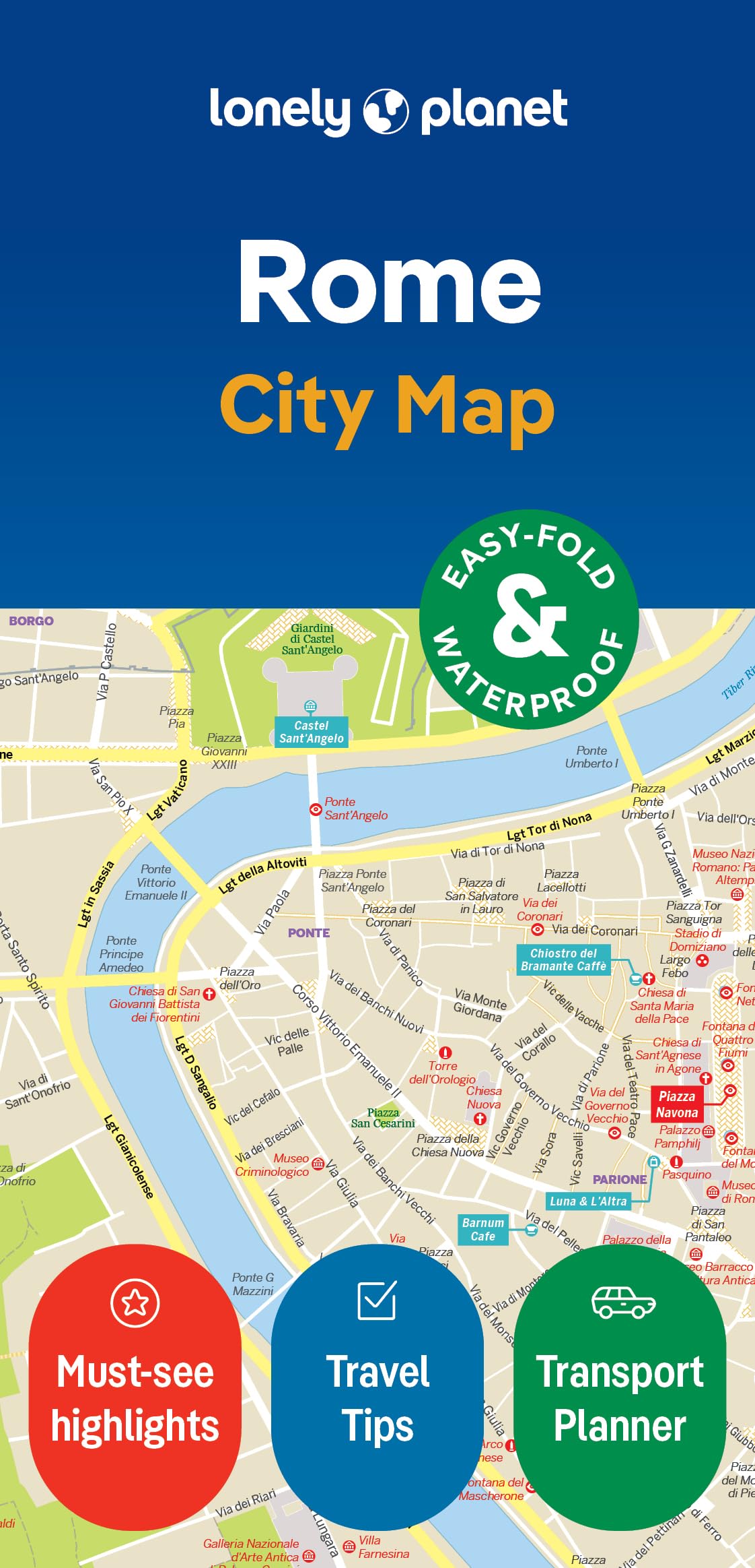 Product Image: Lonely Planet Rome City Map