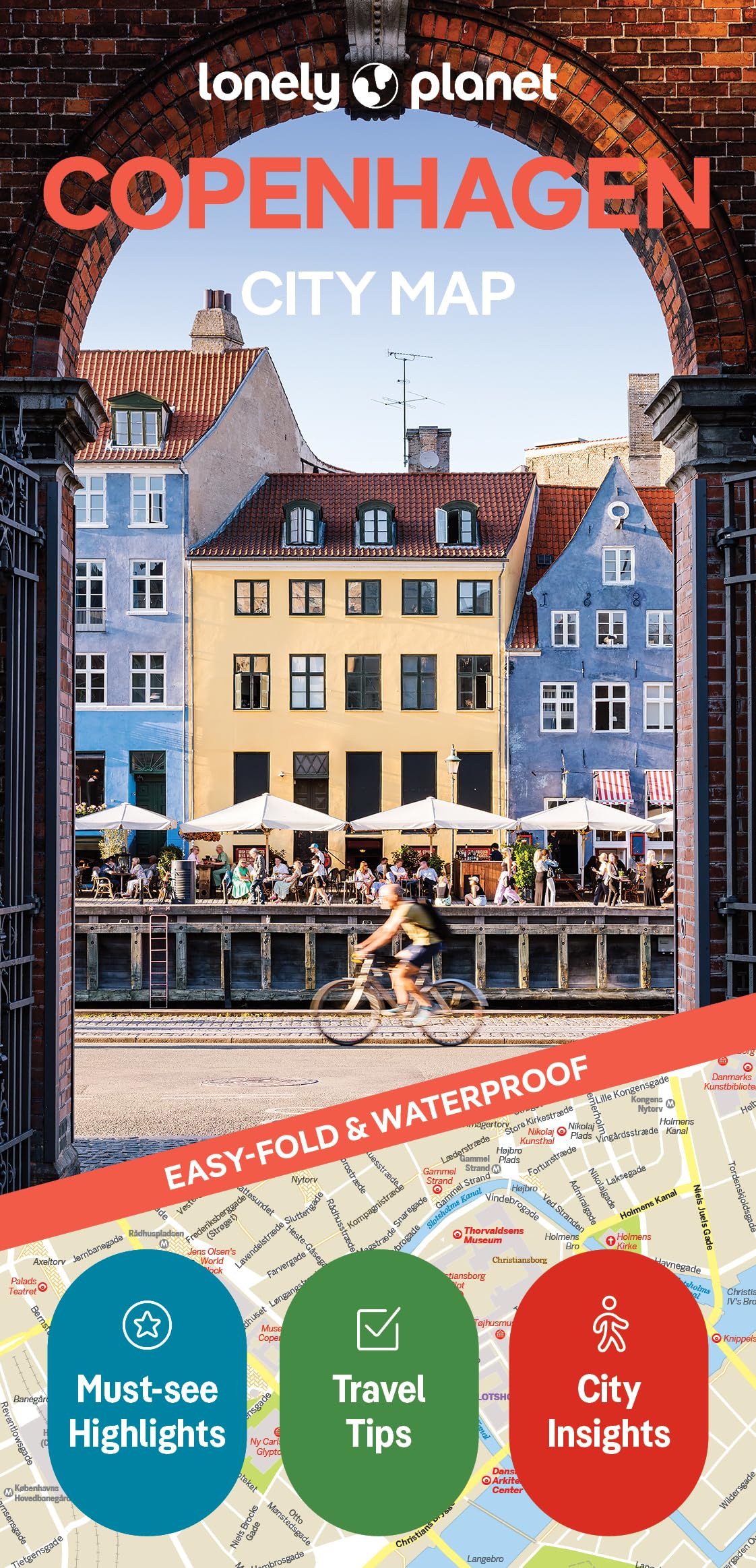 Lonely Planet Copenhagen City Map Leisure, Home & Garden