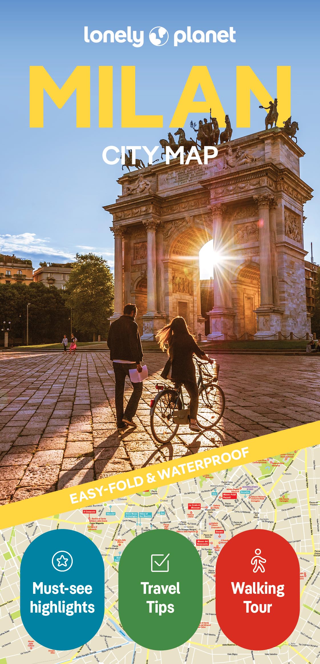 Lonely Planet Milan City Map: Durable, Waterproof, Easy-Fold Planning Map with Attractions & Walking Tours (Compact City Planning Maps) Leisure, Home & Garden