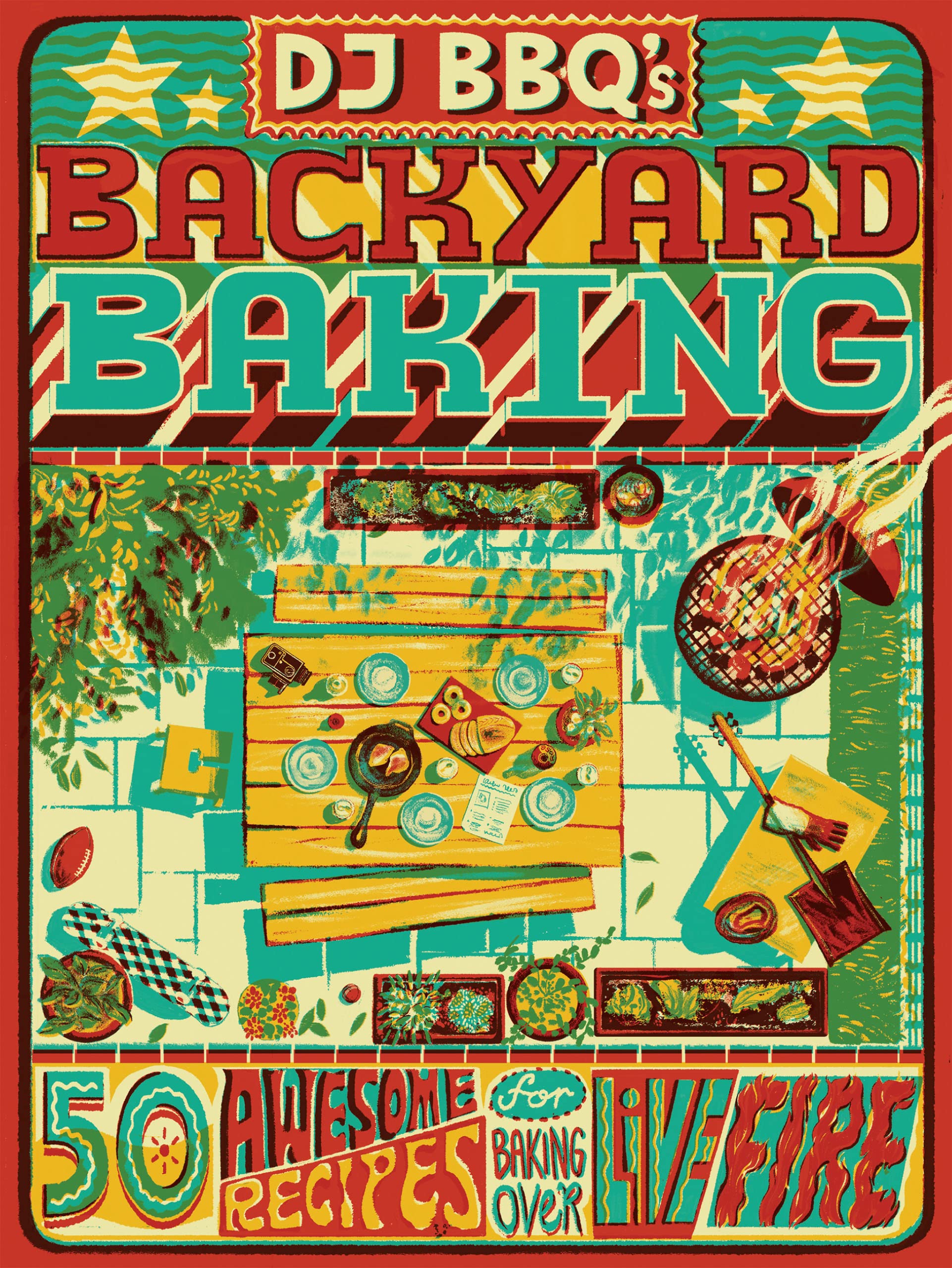DJ Bbq's Backyard Baking Leisure, Home & Garden Books