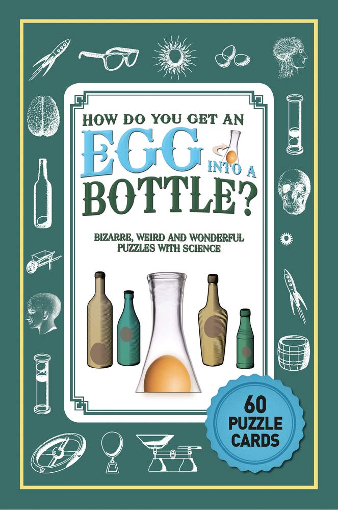 Puzzle Cards: How Do You Get An Egg Into A Bottle? Leisure & Fun