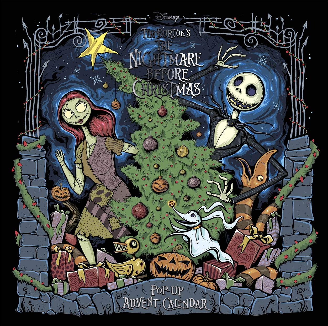 Disney Tim Burton's The Nightmare Before Christmas Pop-Up Book and Advent Calendar Film, Art & Culture