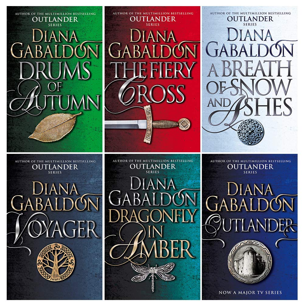 Outlander Series Collection 6 Books Set by Diana Gabaldon (Outlander, Dragonfly In Amber, Voyager, Drums Of Autumn, The Fiery Cross, A Breath Of Snow And Ashes) book