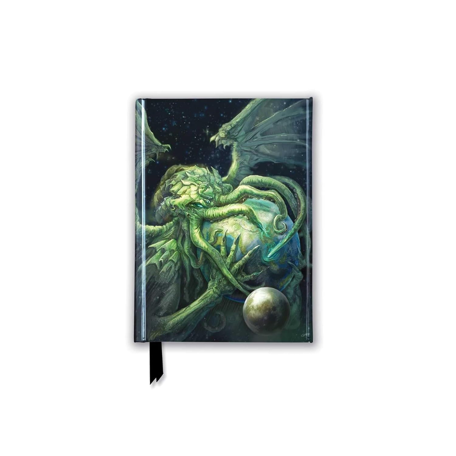 Eddie Sharam: Cthulhu Rising (Foiled Pocket Journal) (Flame Tree Notebooks): Unser hochwertiges, liniertes Blankbook mit festem, künstlerisch ... Notizbuch DIN A 6 mit Magnetverschluss) Media & Communication