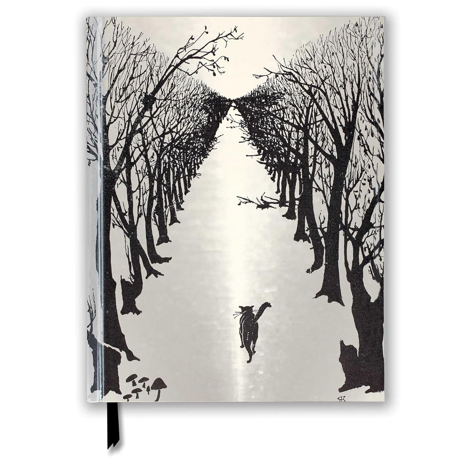 Premium Skizzenbuch: Rudyard Kipling, Streunende Katze: Unser hochwertiges Blankbook mit festem, künstlerisch geprägtem Einband im Format 28 cm x 21,6 cm Film, Art & Culture