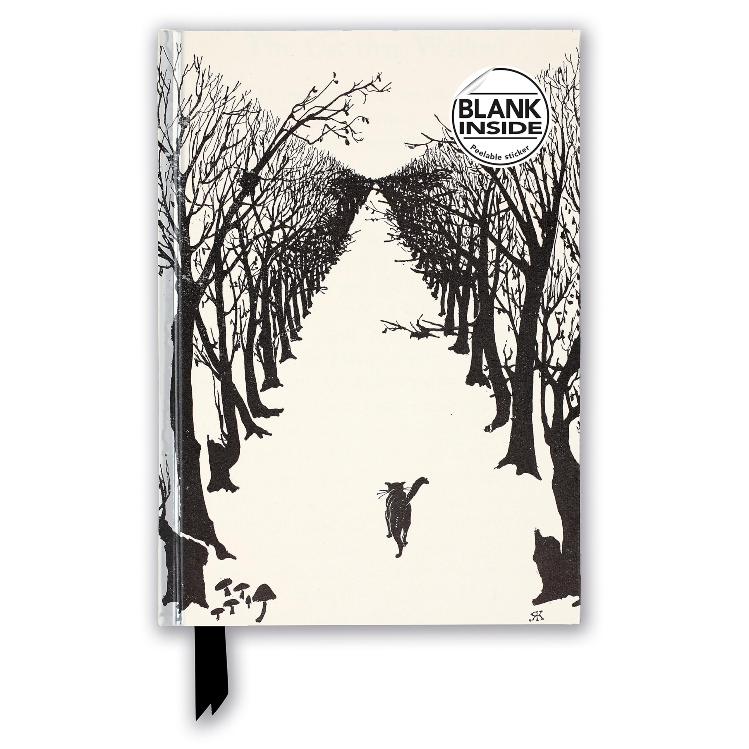 Premium Notizbuch Blank DIN A5: Rudyard Kipling, Streunende Katze: Unser hochwertiges Blankbook mit festem, künstlerisch geprägtem Einband (Premium Notizbuch DIN A 5 mit Magnetverschluss) Film, Art & Culture