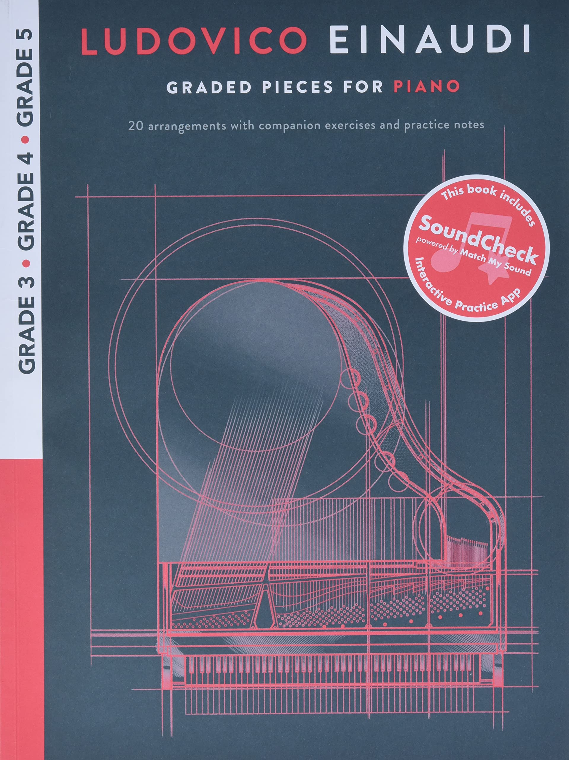 Ludovico Einaudi - Graded Pieces for Piano Book/Online Audio Sheet Music