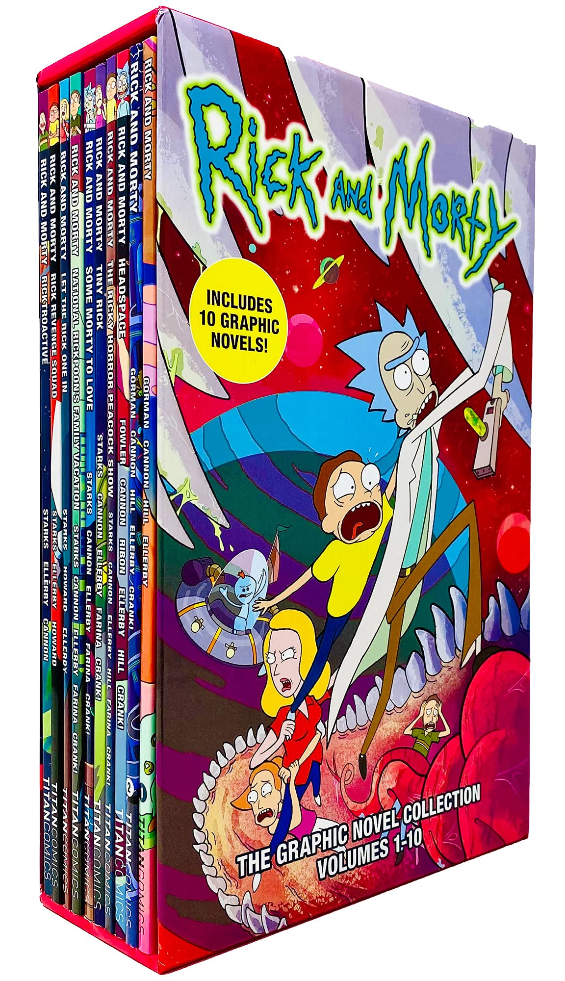 Rick & Morty 10 Books Collection Box Set Manga