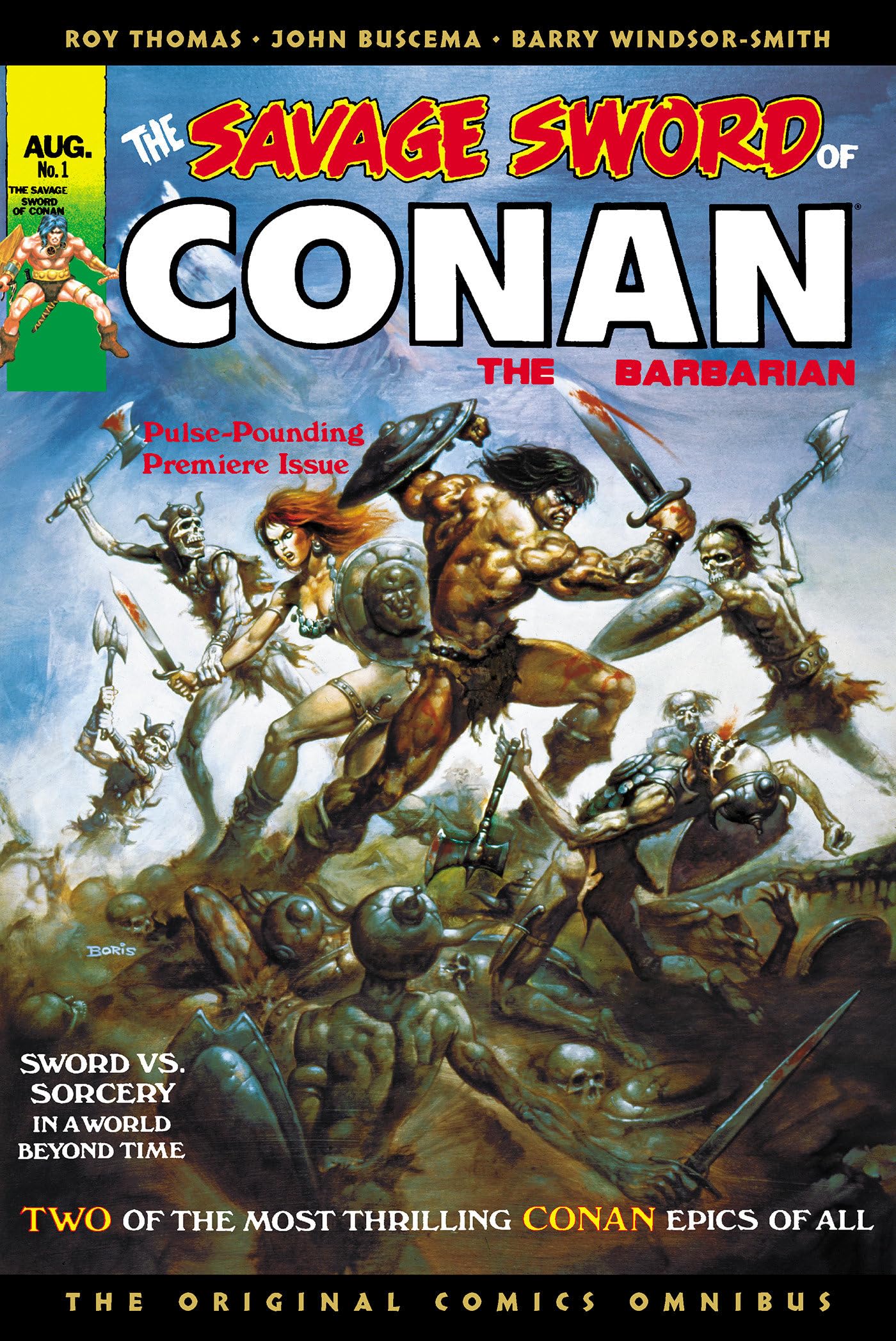 The Savage Sword of Conan: The Original Comics Omnibus Vol.1 (Savage Sword of Conan Omnibus) Horror & Mystery
